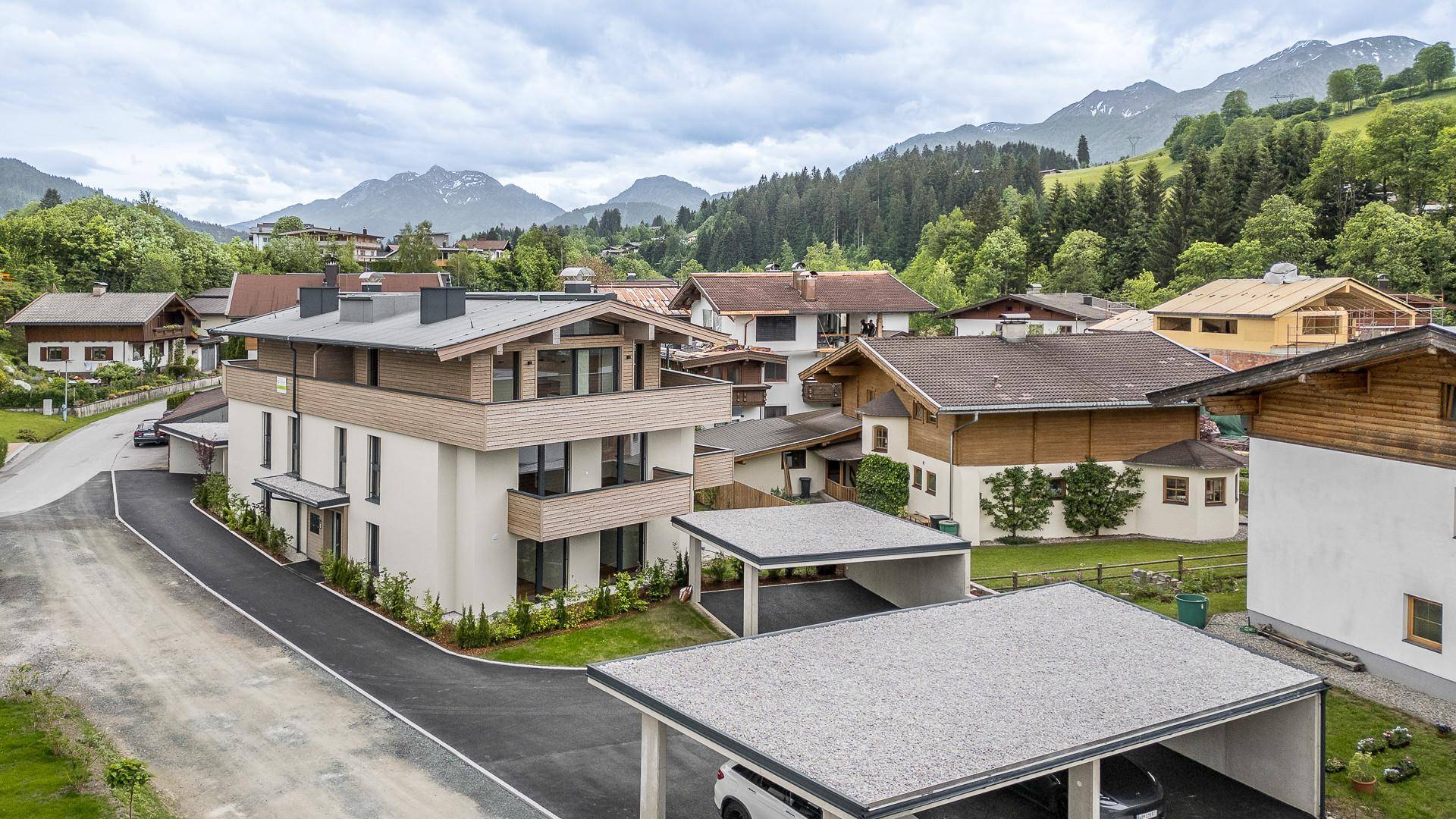 KITZIMMO-Luxuspenthouse mit Bergblick kaufen - Immobilien Fieberbrunn.