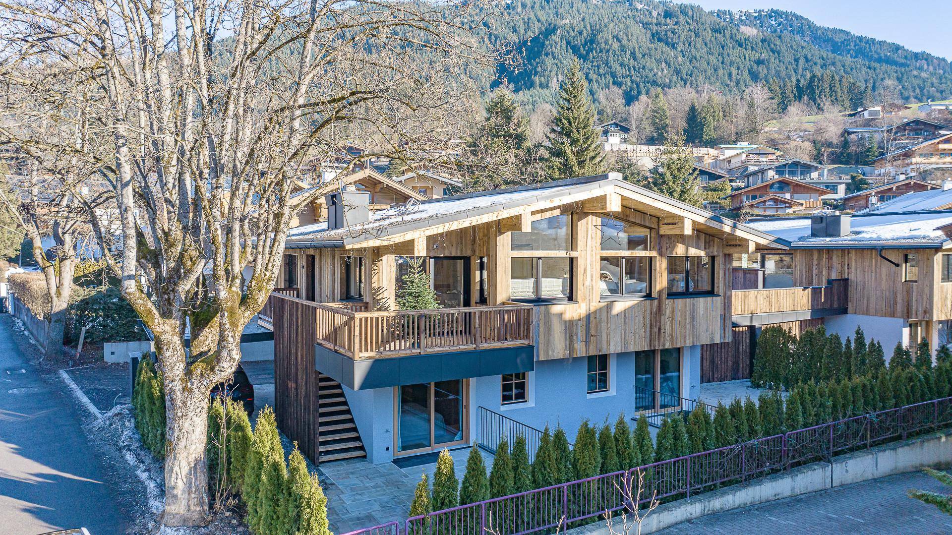 KITZIMMO-Wohnen am Sonnberg exklusives Neubauchalet - Immobilien Kitzbühel.