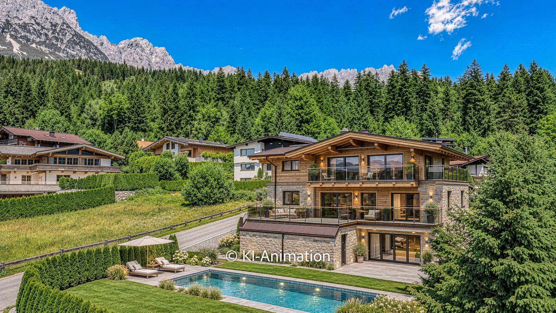 KITZIMMO-Neubauvilla in sonniger Top-Ruhelage kaufen - Immobilien Ellmau am Wilden Kaiser.-42