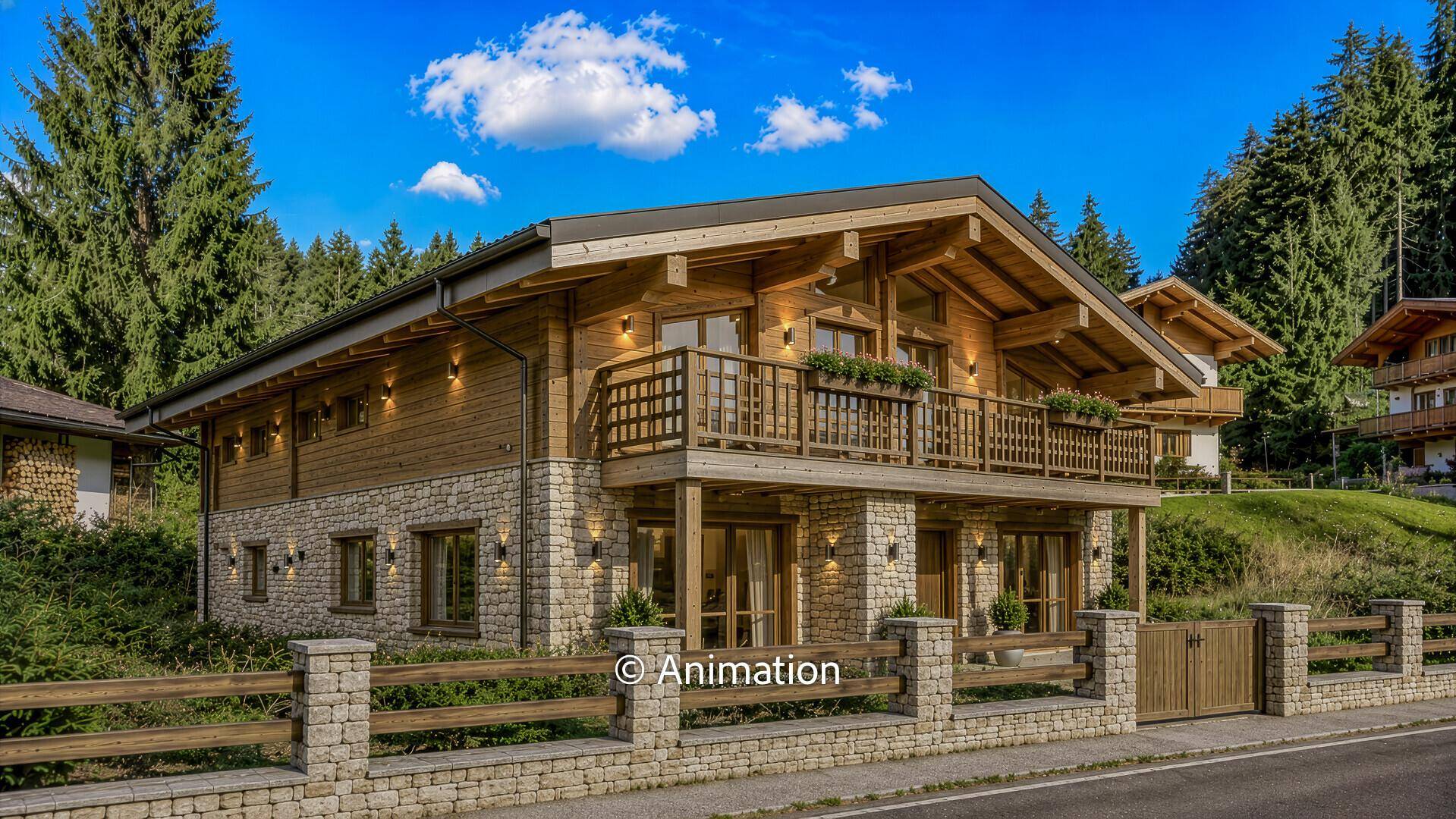 KITZIMMO-Grundstück mit Baugenehmigung für ein exklusives Chalet - Immobilien Oberndorf.