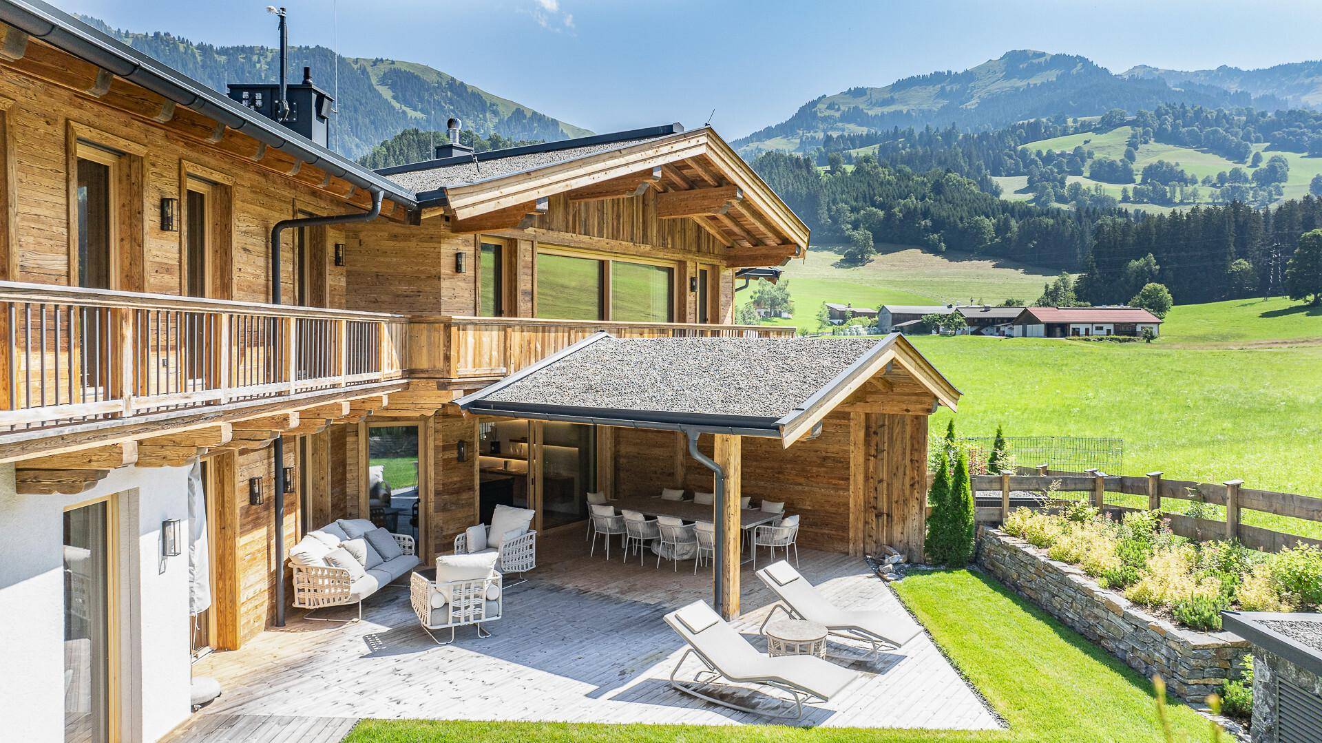 KITZIMMO-Luxuswohnung Gartenwohnung Bichlalm - Immobilien Kitzbühel.