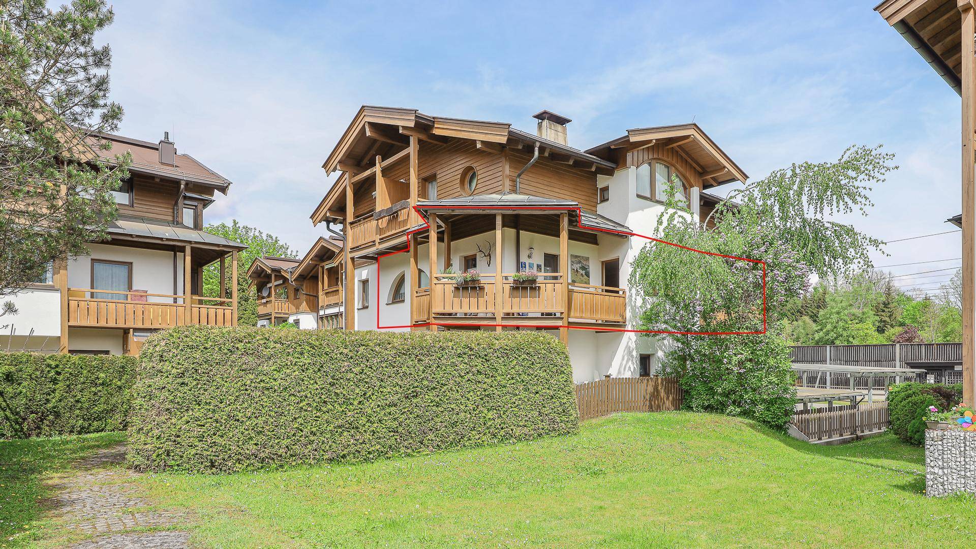 KITZIMMO-Wohnung nahe dem Schwarzsee mit Kaiser- und Hornblick - Immobilien Kitzbühel.