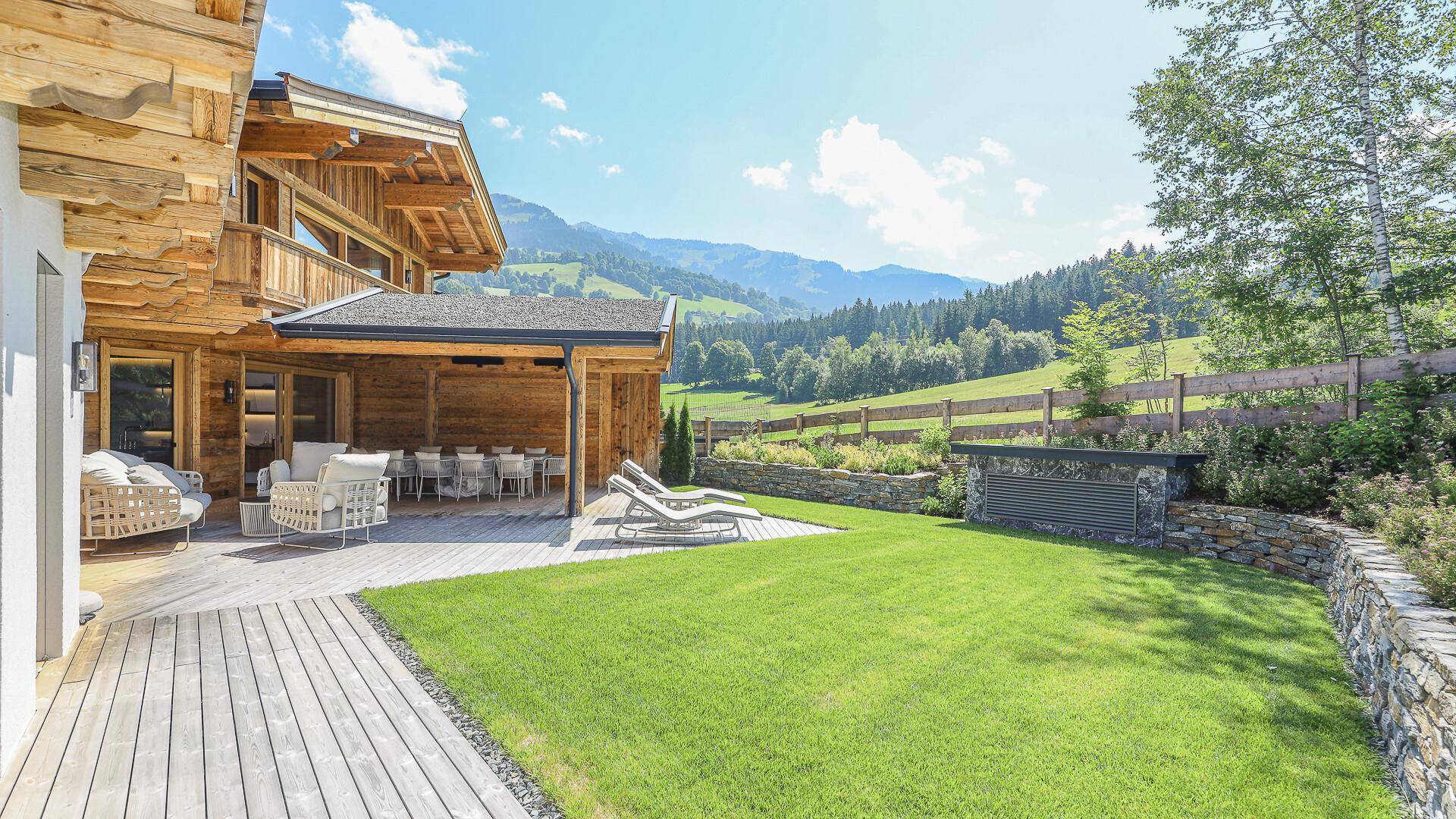 KITZIMMO-Luxuswohnung Gartenwohnung Bichlalm - Immobilien Kitzbühel.
