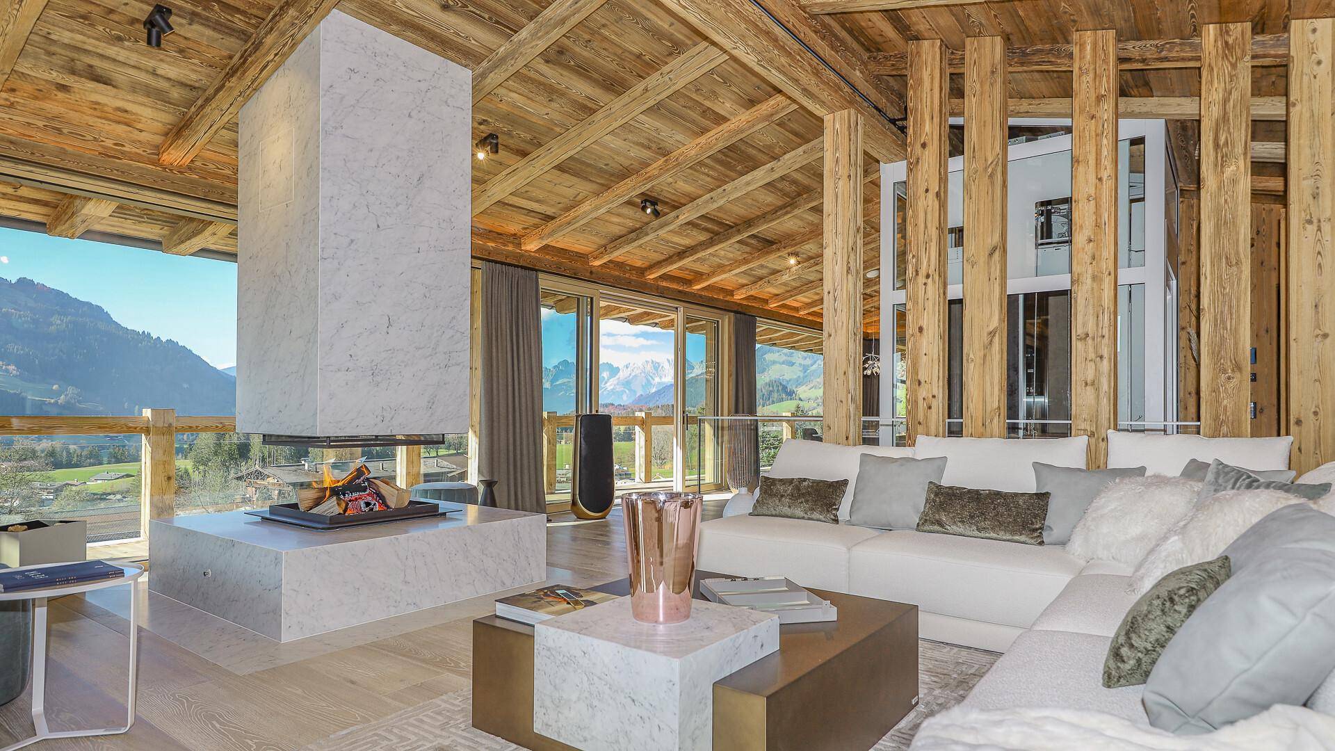 KITZIMMO-Luxusvilla in Toplage kaufen - Immobilien Aurach Kitzbühel.