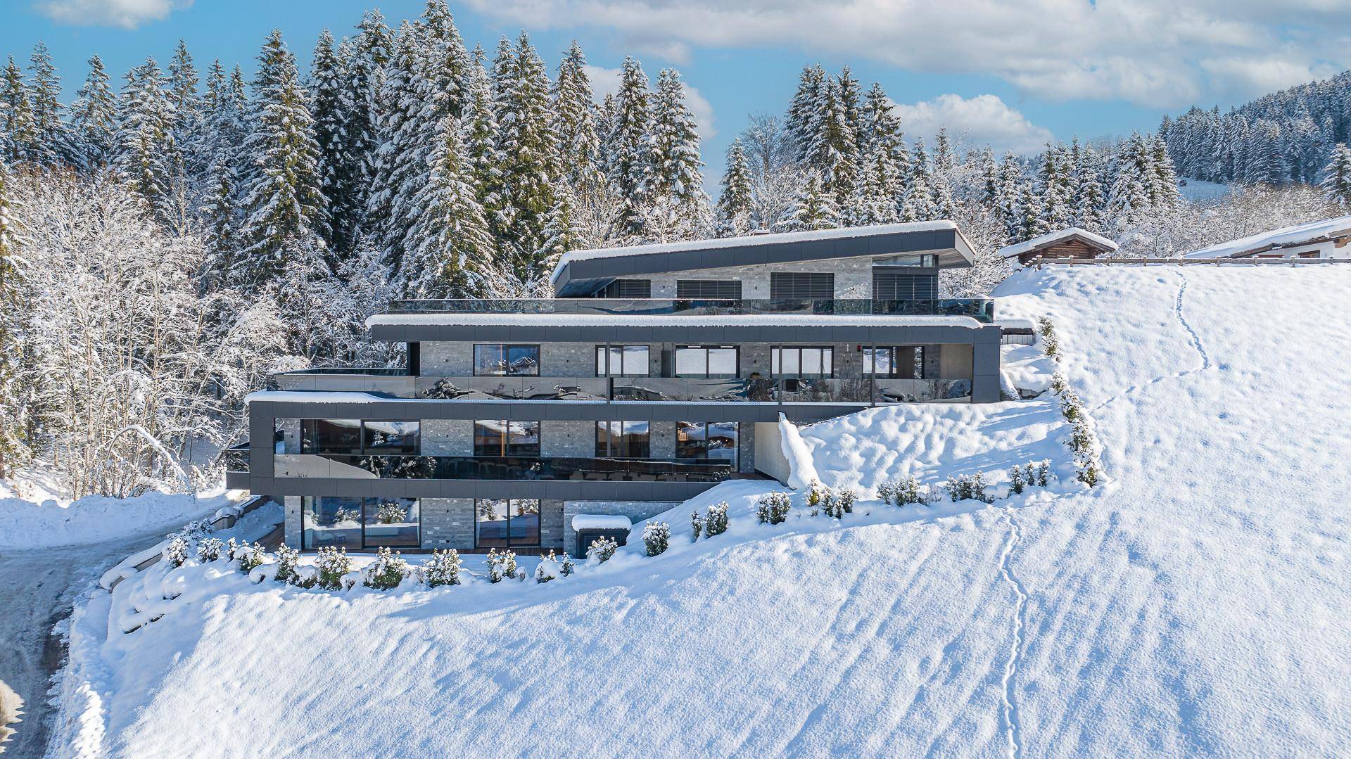 KITZIMMO-Neubauwohnung am Skilift kaufen - Immobilien Kirchberg Tirol.