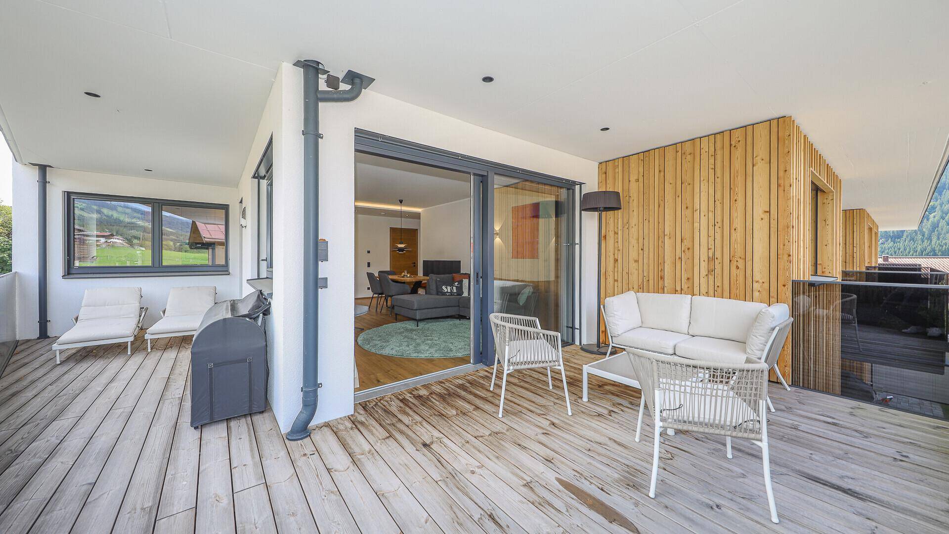 KITZIMMO-Terrassenwohnung in exklusivem Neubau am Fuße des Sonnbergs - Immobilien Kirchberg.