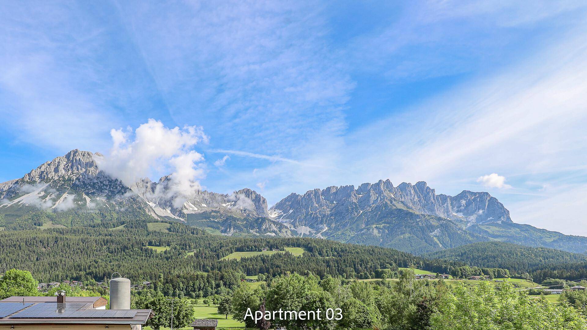 Panoramablick auf die majestätische Berglandschaft und die umliegende Natur.