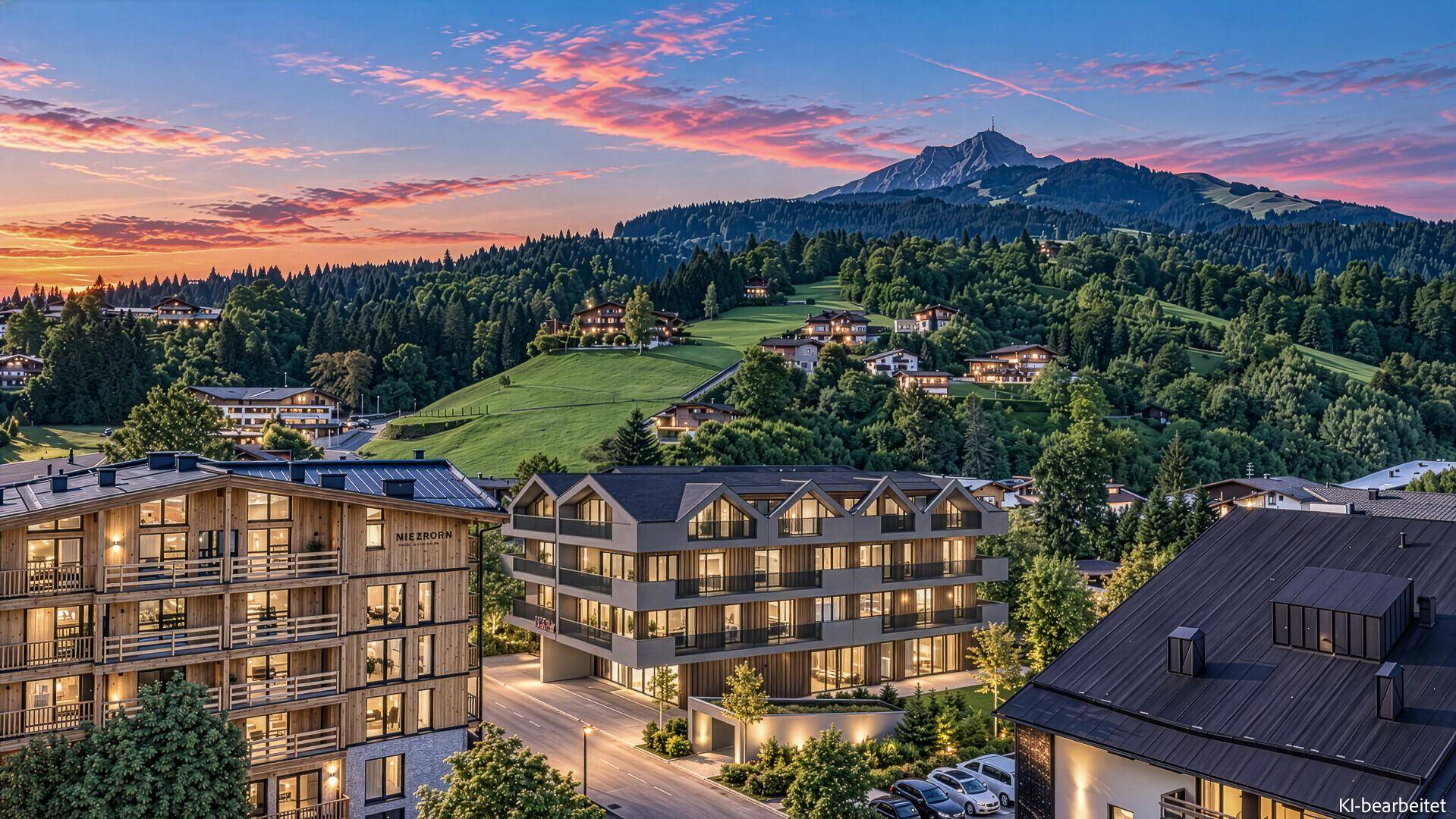 KITZIMMO-Baugrund in zentraler Toplage mit Apparthotel Projektierung - Immobilien St. Johann.