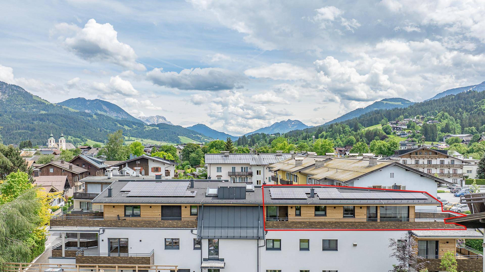 KITZIMMO-exklusives Neubau Penthouse in zentraler Toplage - Immobilien St. Johann.