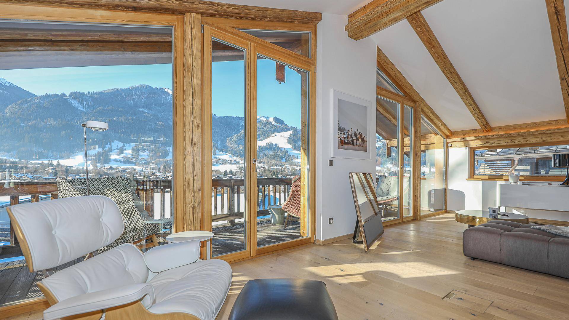 KITZIMMO-Luxus-Penthouse-Maisonette in Toplage am Sonnberg kaufen - Immobilien Kitzbühel.