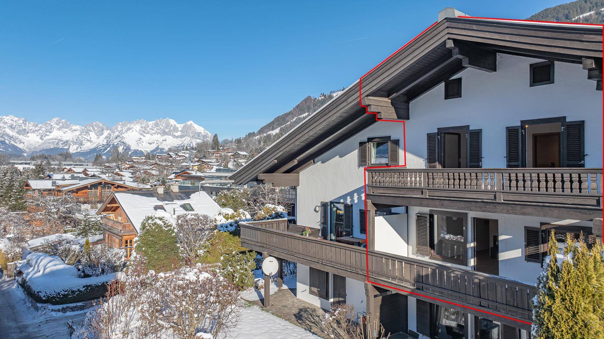 KITZIMMO-Exklusiver Freizeitwohnsitz am Sonnberg mit Panoramablick kaufen - Immobilien Kitzbühel.