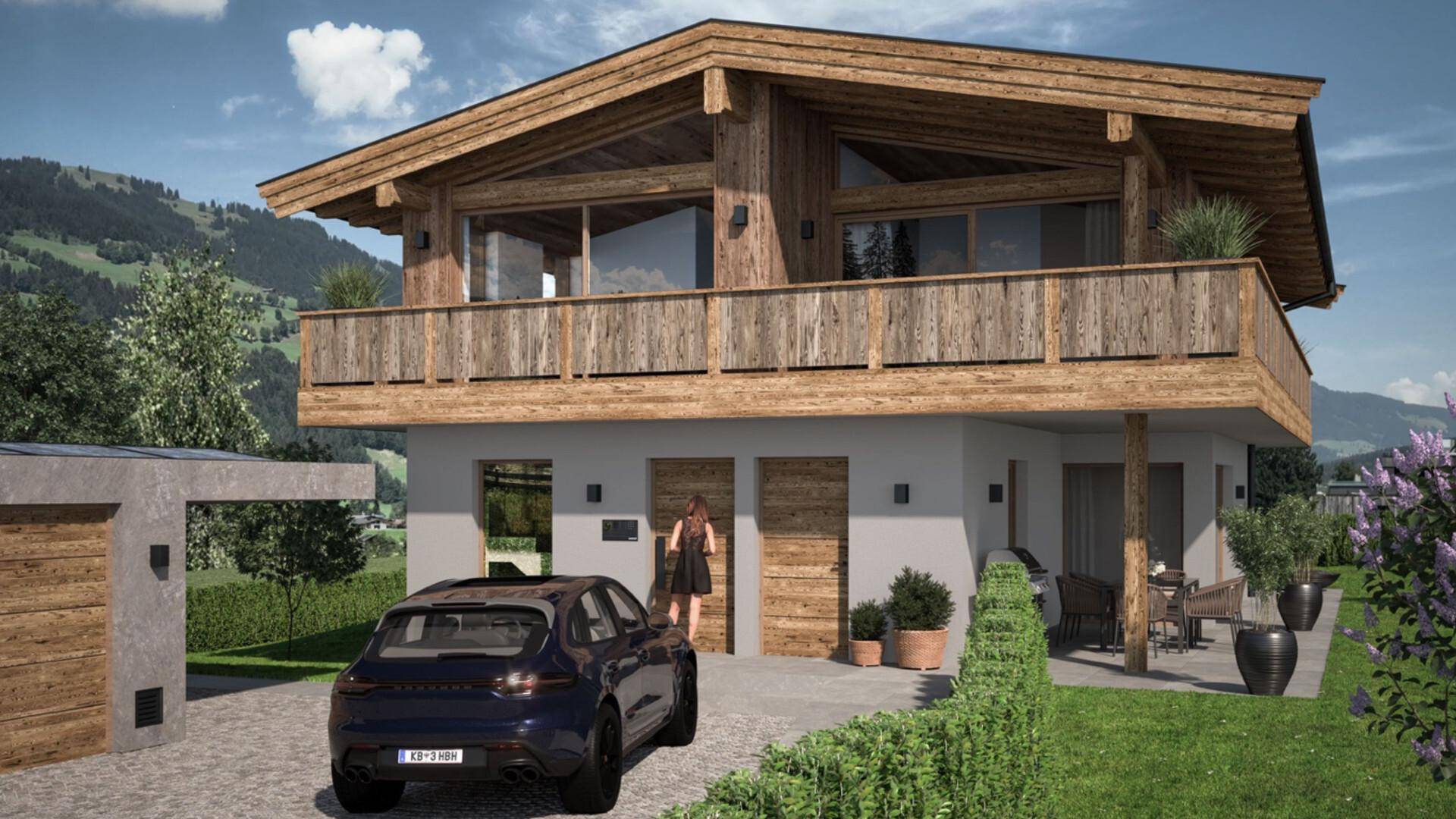 KITZIMMO-Neubauvilla mit Freizeitwohnsitz am Golfplatz - Immobilien Westendorf.