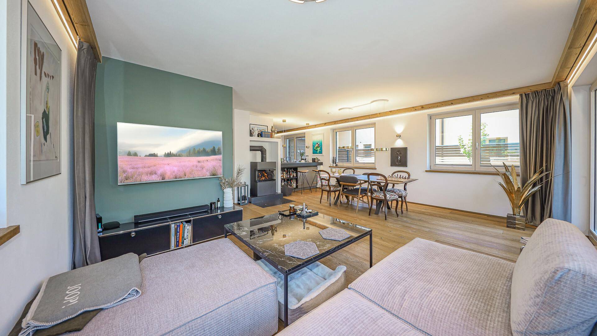 KITZIMMO-Exklusive Haushälfte in Ruhelage mit Bergblick kaufen - Immobilien Waidring.