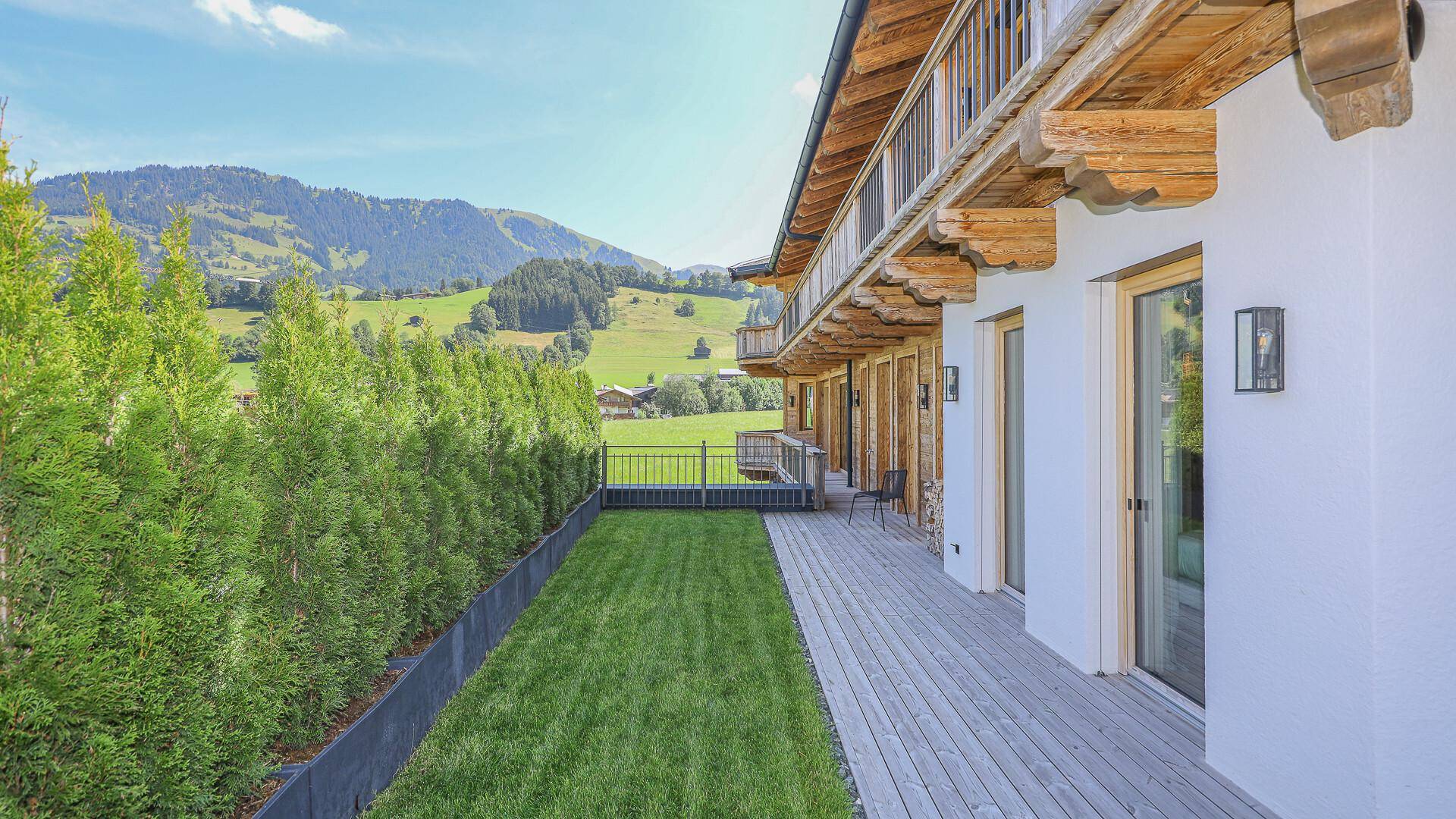 KITZIMMO-Luxuswohnung Gartenwohnung Bichlalm - Immobilien Kitzbühel.