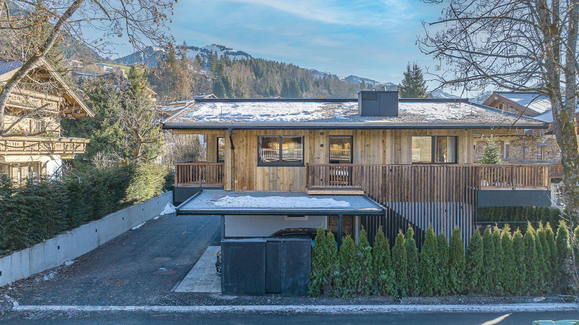 KITZIMMO-Neubauchalets in Toplage kaufen - Immobilien Kitzbühel Tirol.