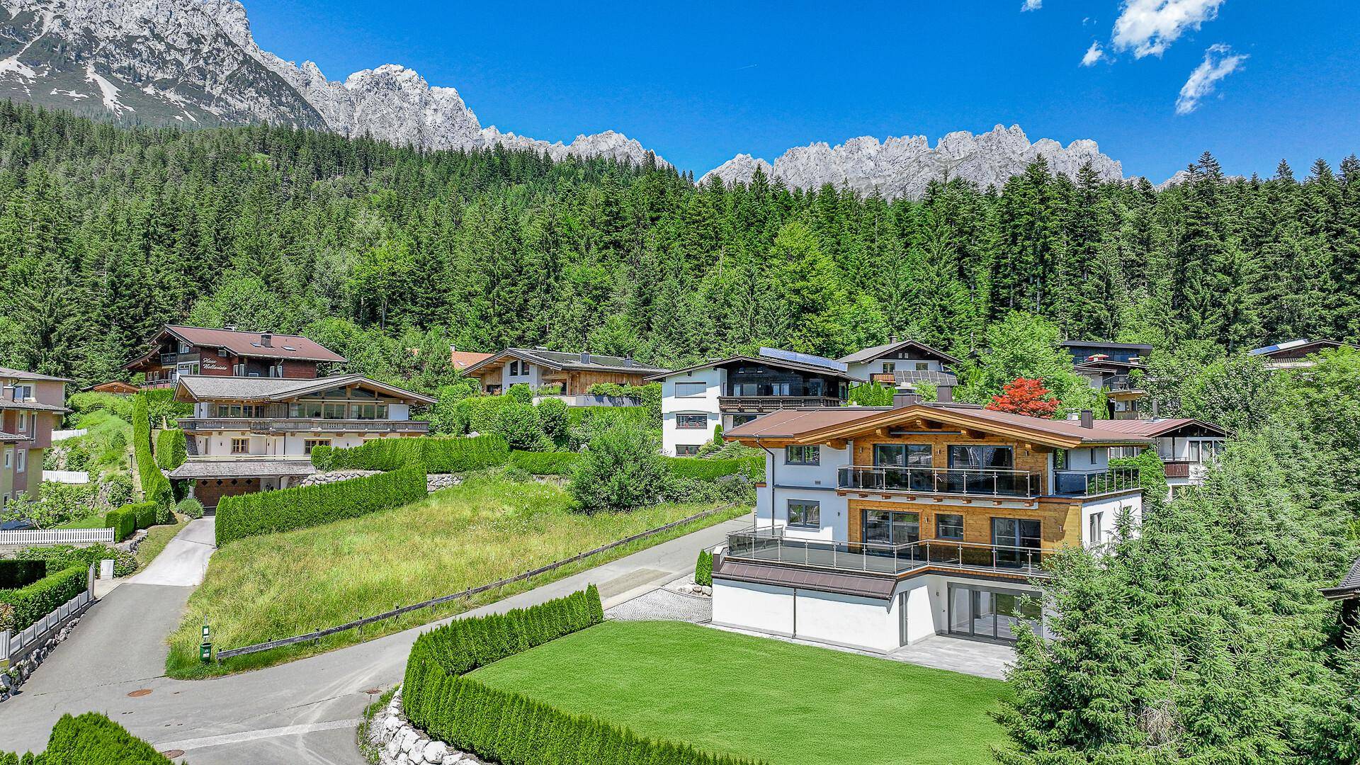 KITZIMMO-Neubauvilla in sonniger Top-Ruhelage kaufen - Immobilien Ellmau am Wilden Kaiser.