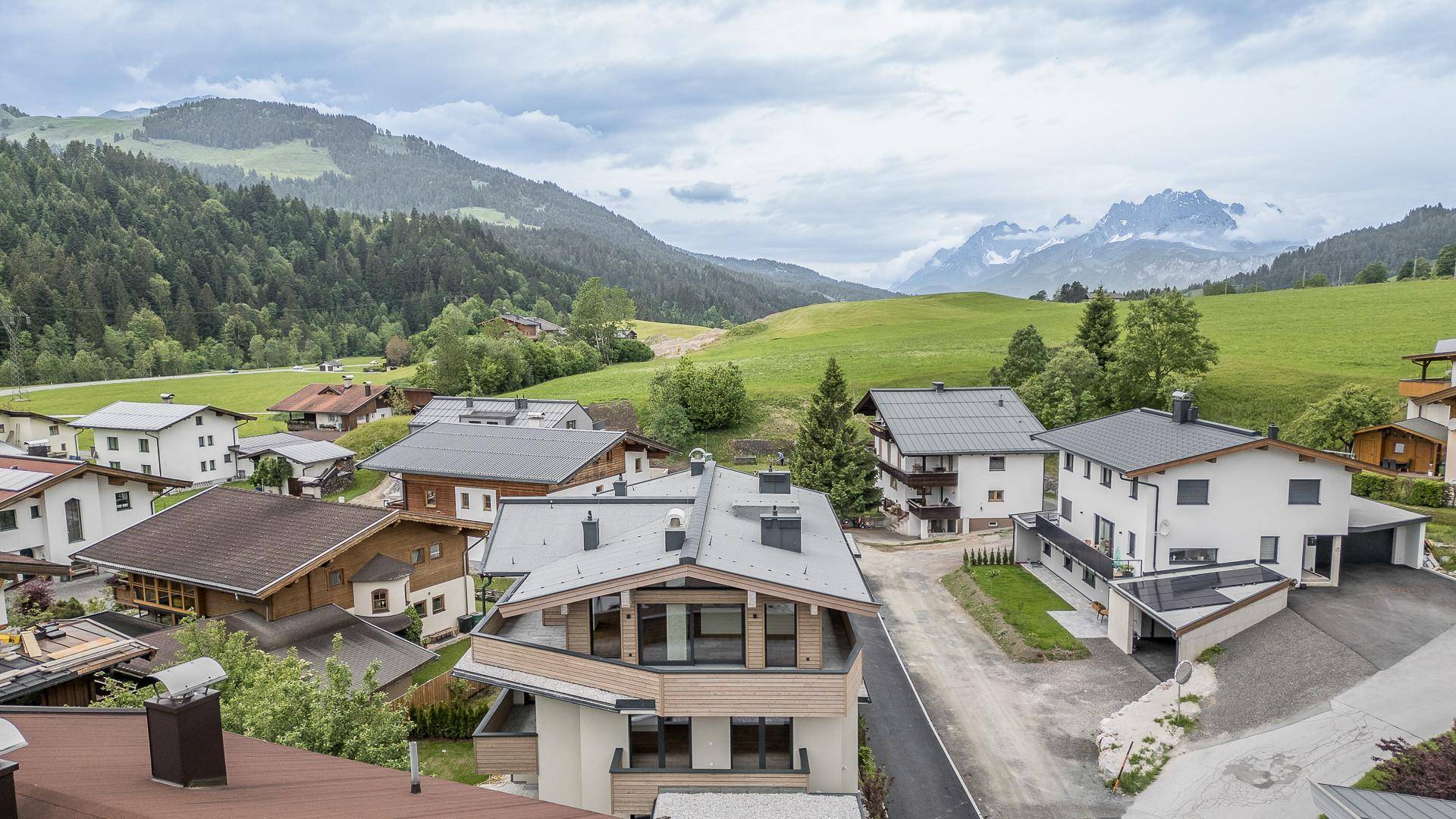 KITZIMMO-Neubau-Gartenwohnung kaufen - Immobilien Fieberbrunn Tirol.