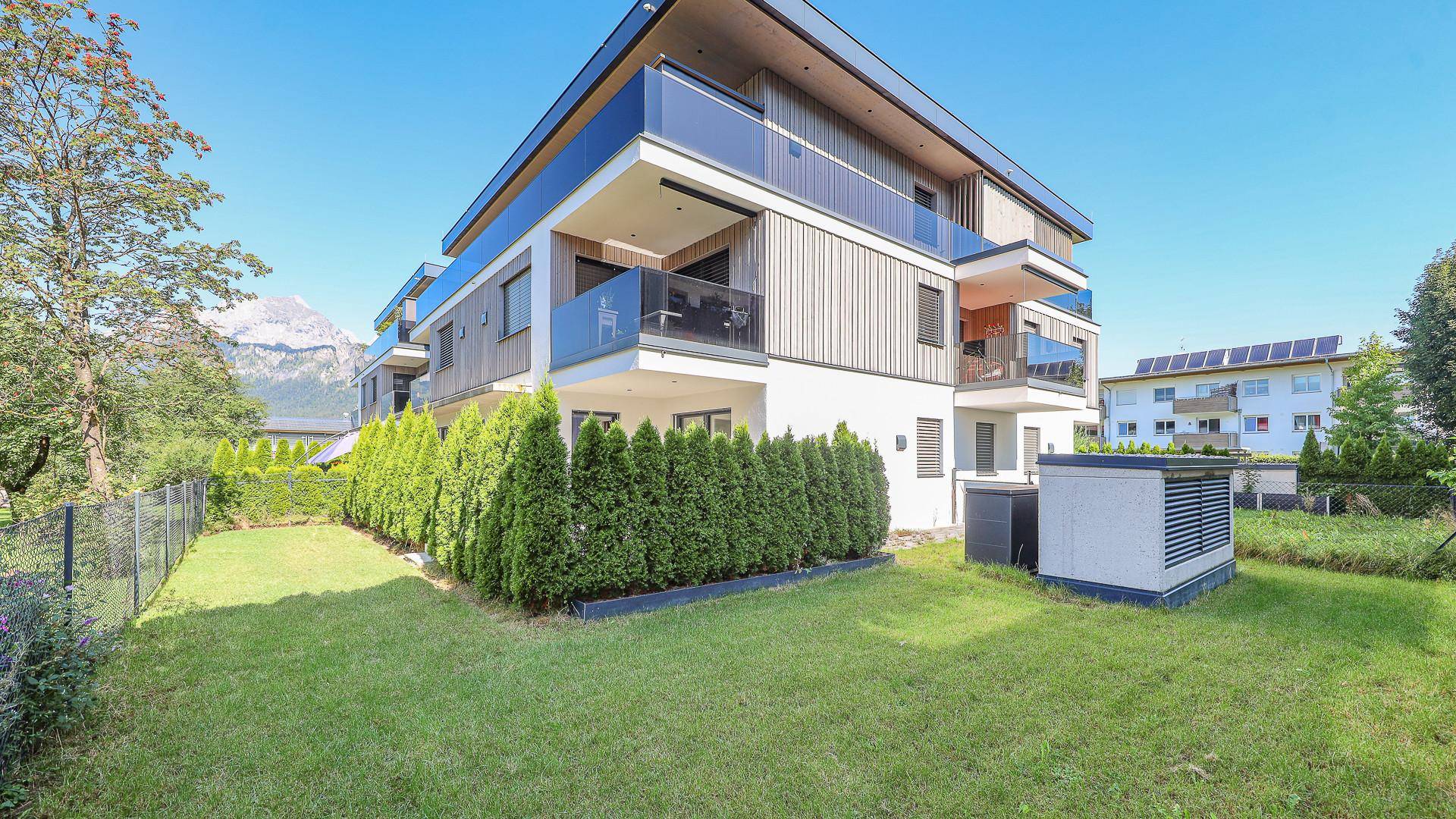 KITZIMMO-moderne Gartenwohnung in exklusivem Neubau - Immobilien St. Johann.