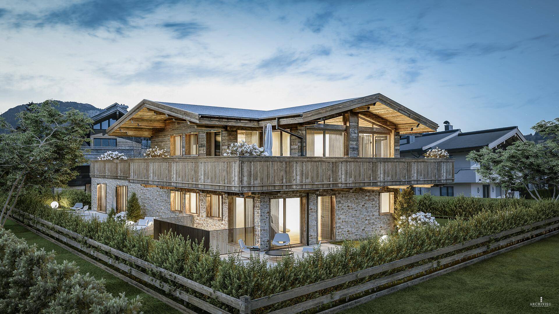 KITZIMMO-Grundstück mit Baugenehmigung für eine Luxusvilla - Immobilien St. Johann.
