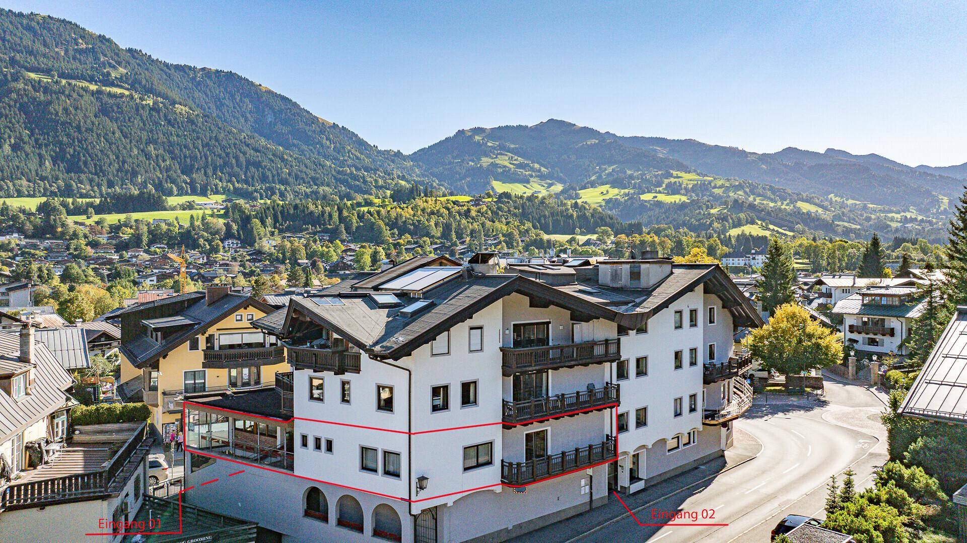 KITZIMMO-Repräsentatives Büro in Top-Zentrumslage mieten - Immobilien Kitzbühel.