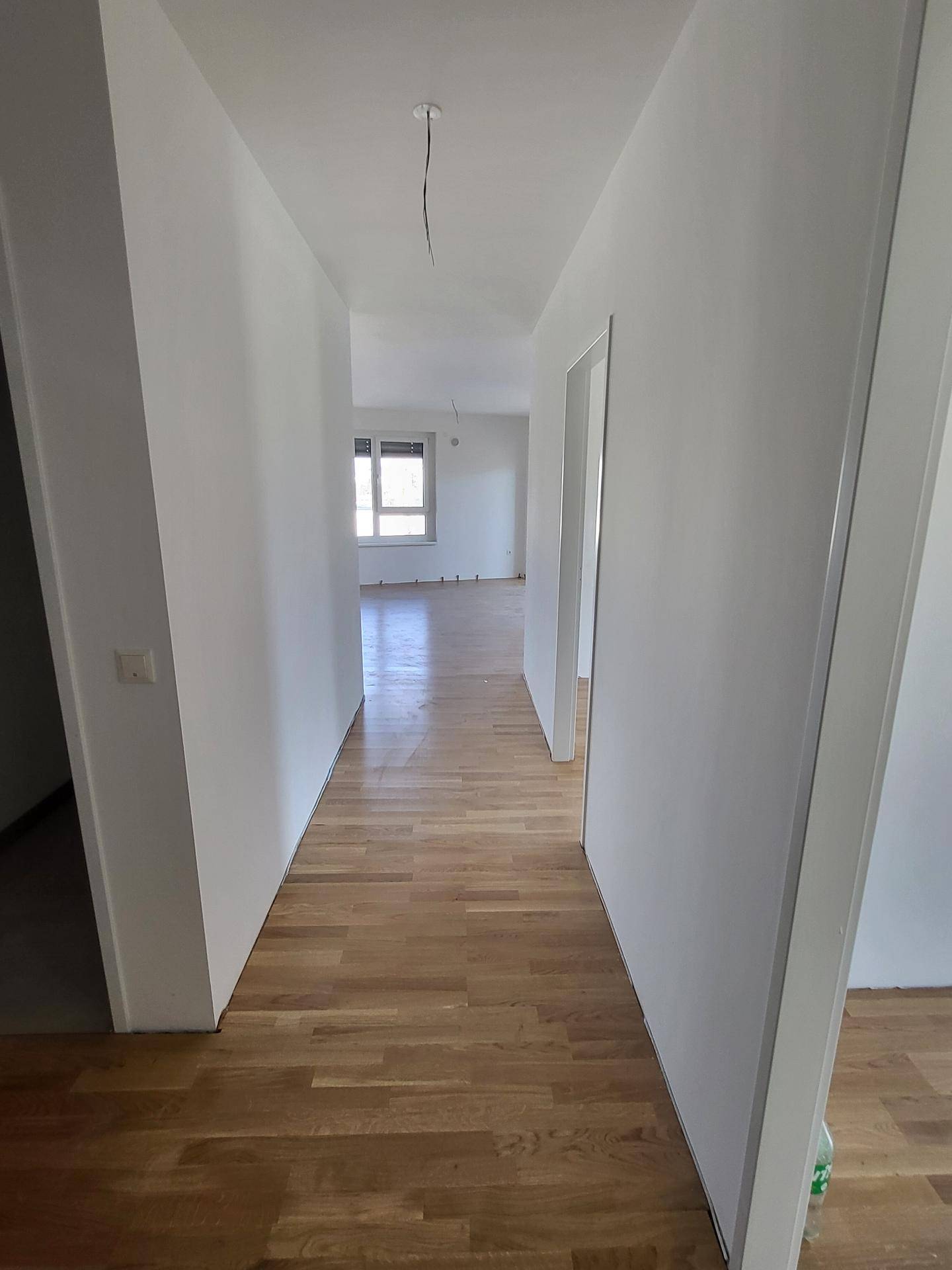 Gang zum Wohnzimmer inkl. Küchenbereich