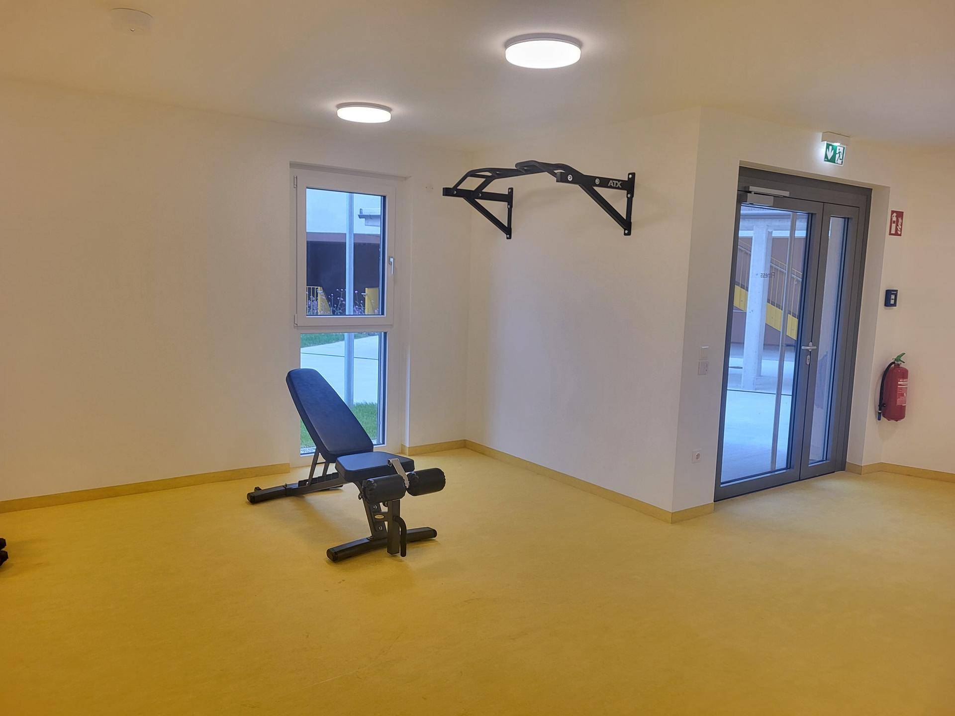 Fitnessraum im EG