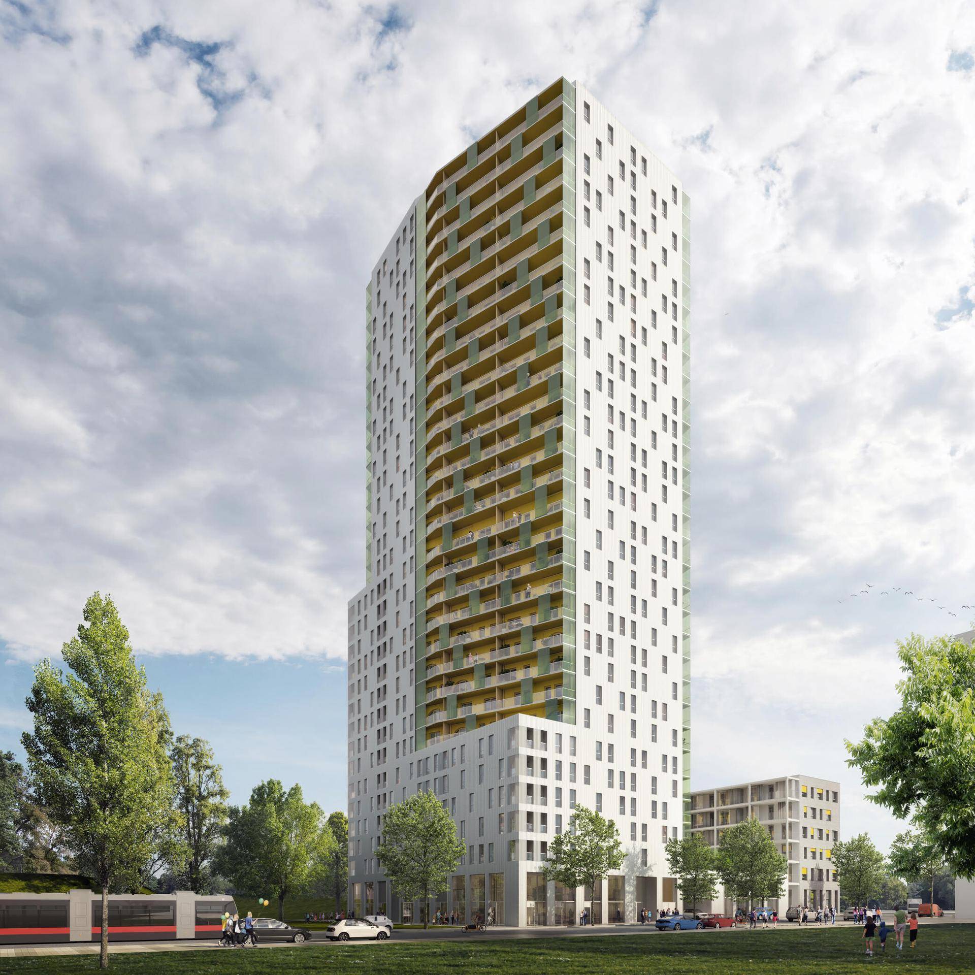 3-кімнатна квартира з балконом, 93 м², Леопольдштадт, Леопольдштадт