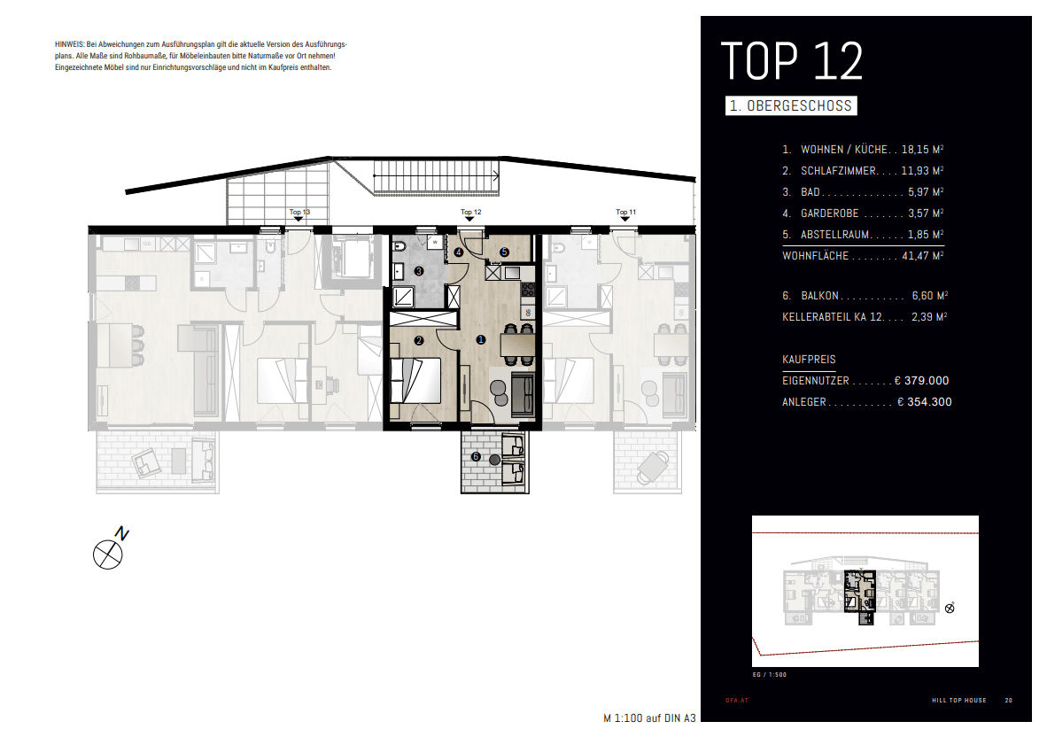 Grundriss Top 12