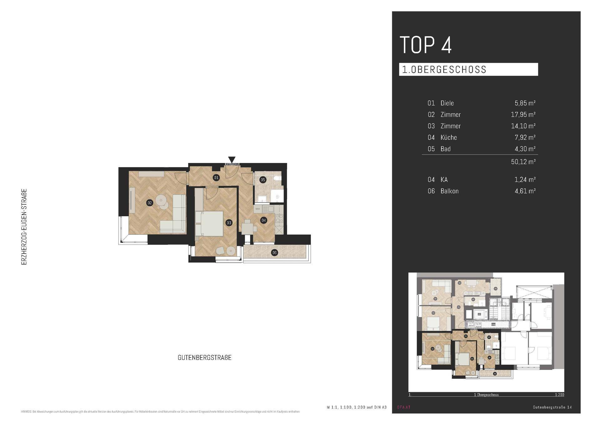 Grundriss Top 4 G