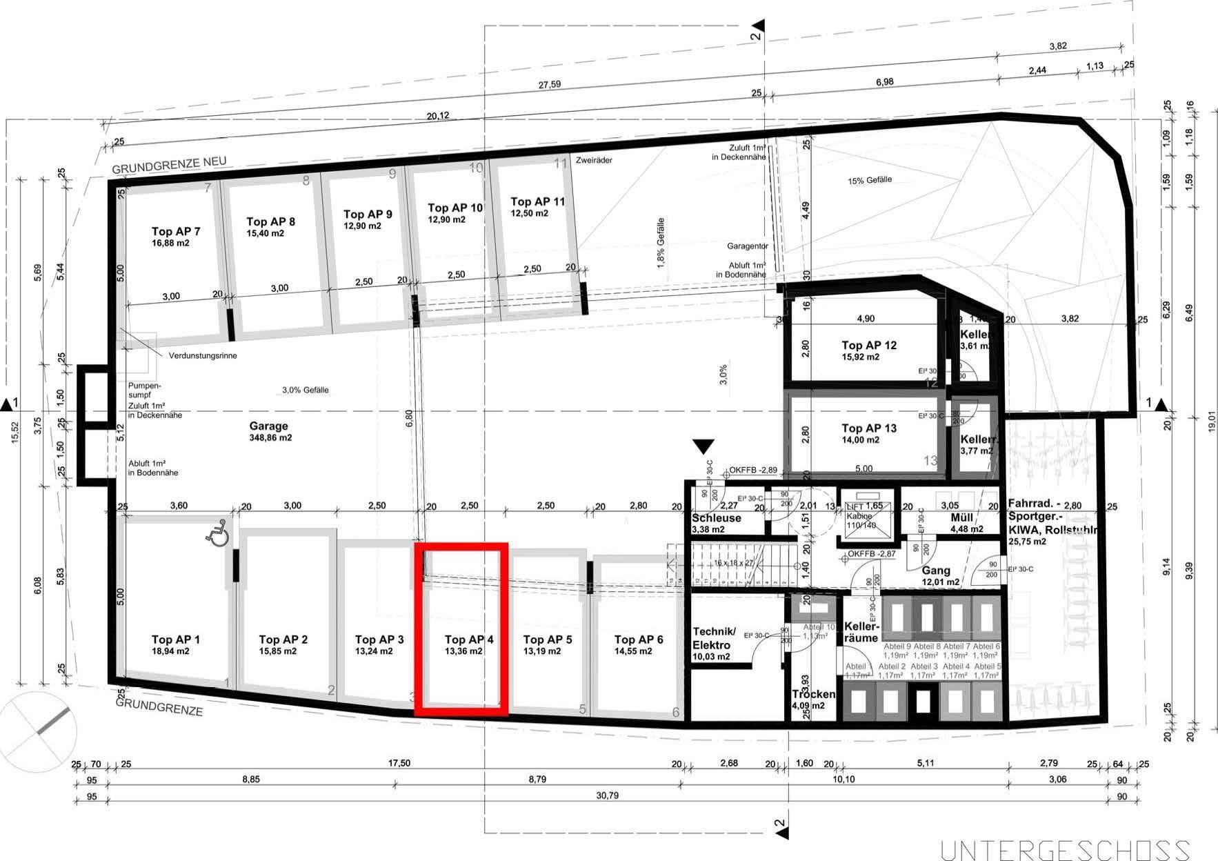 Tiefgaragenplan