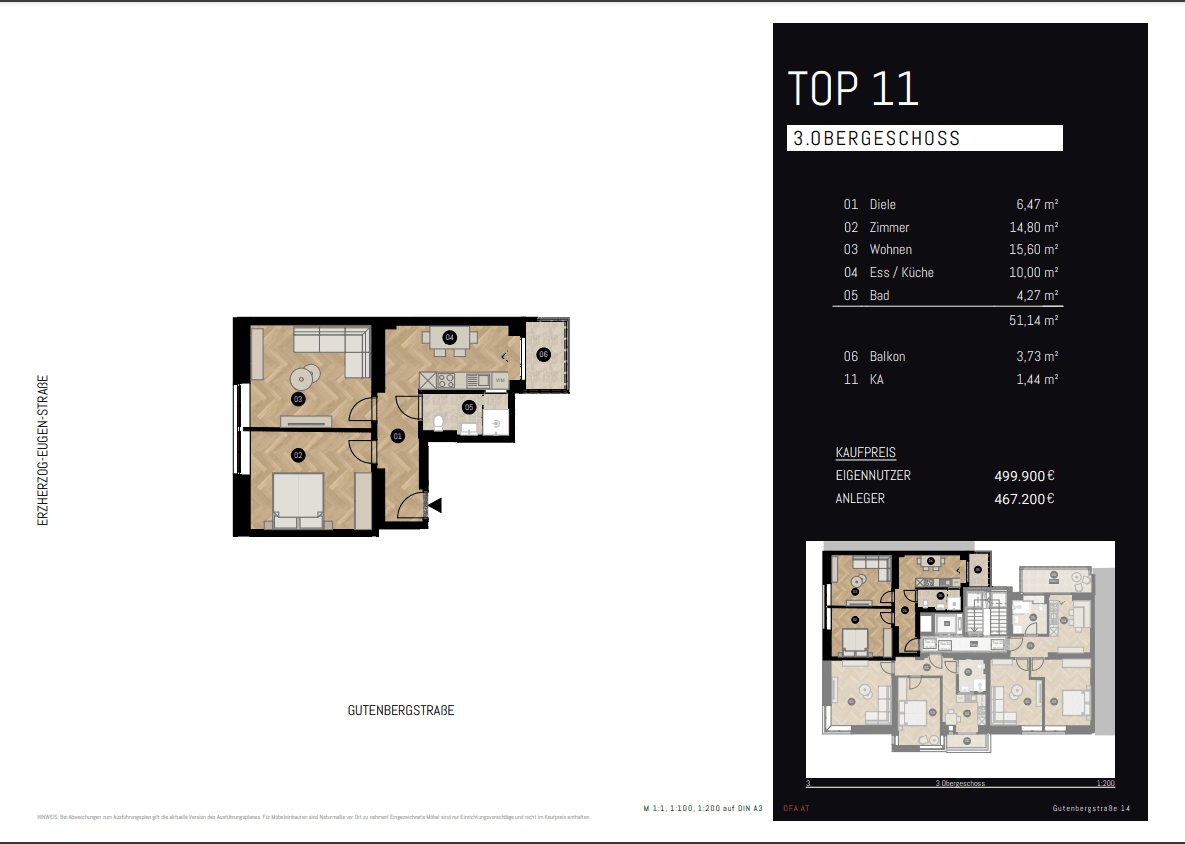 Grundriss Top 11