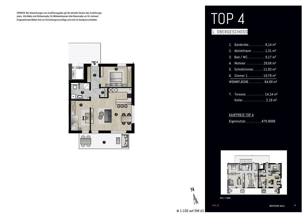 Grundriss Top 4