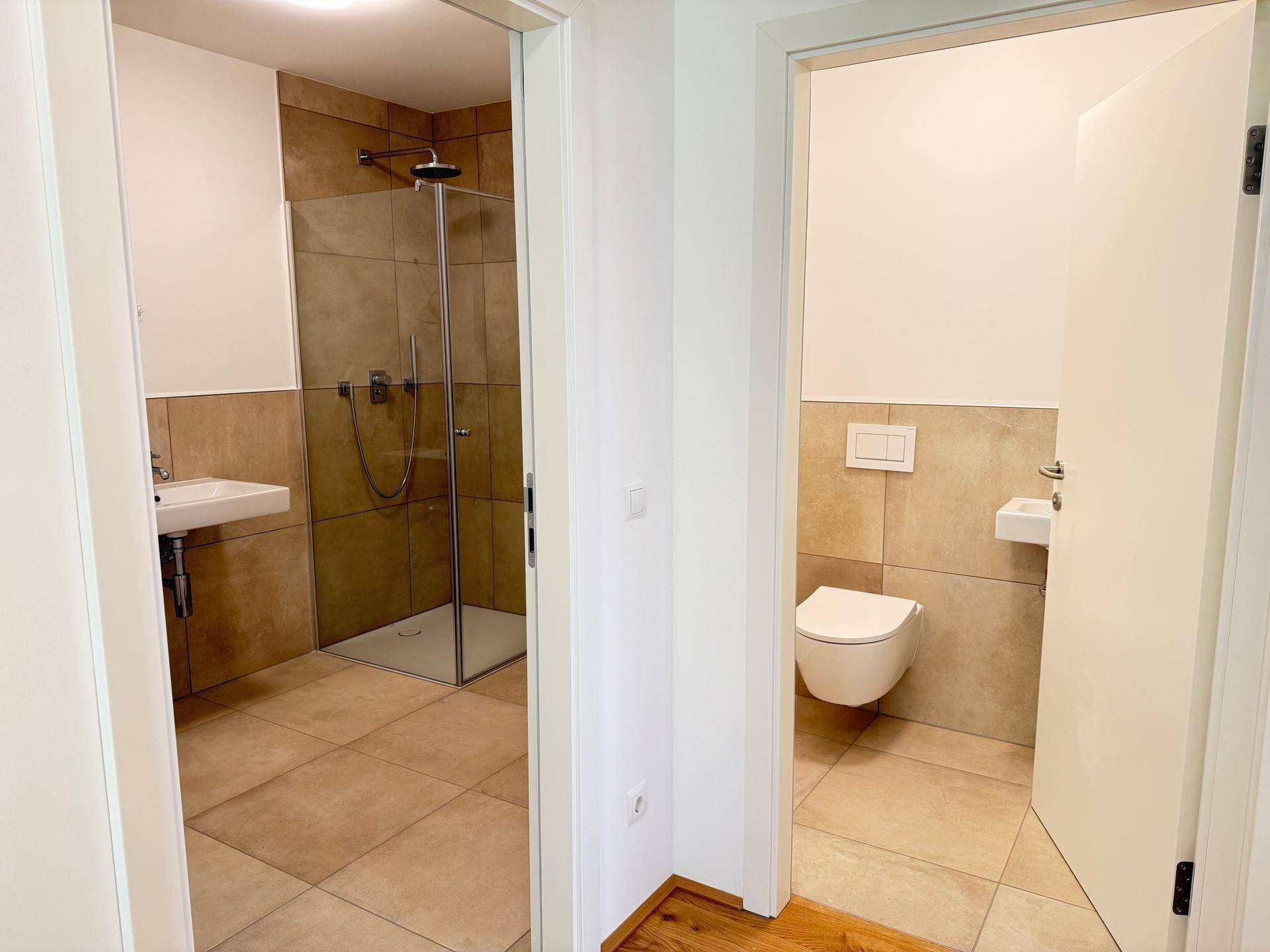 separiertes WC