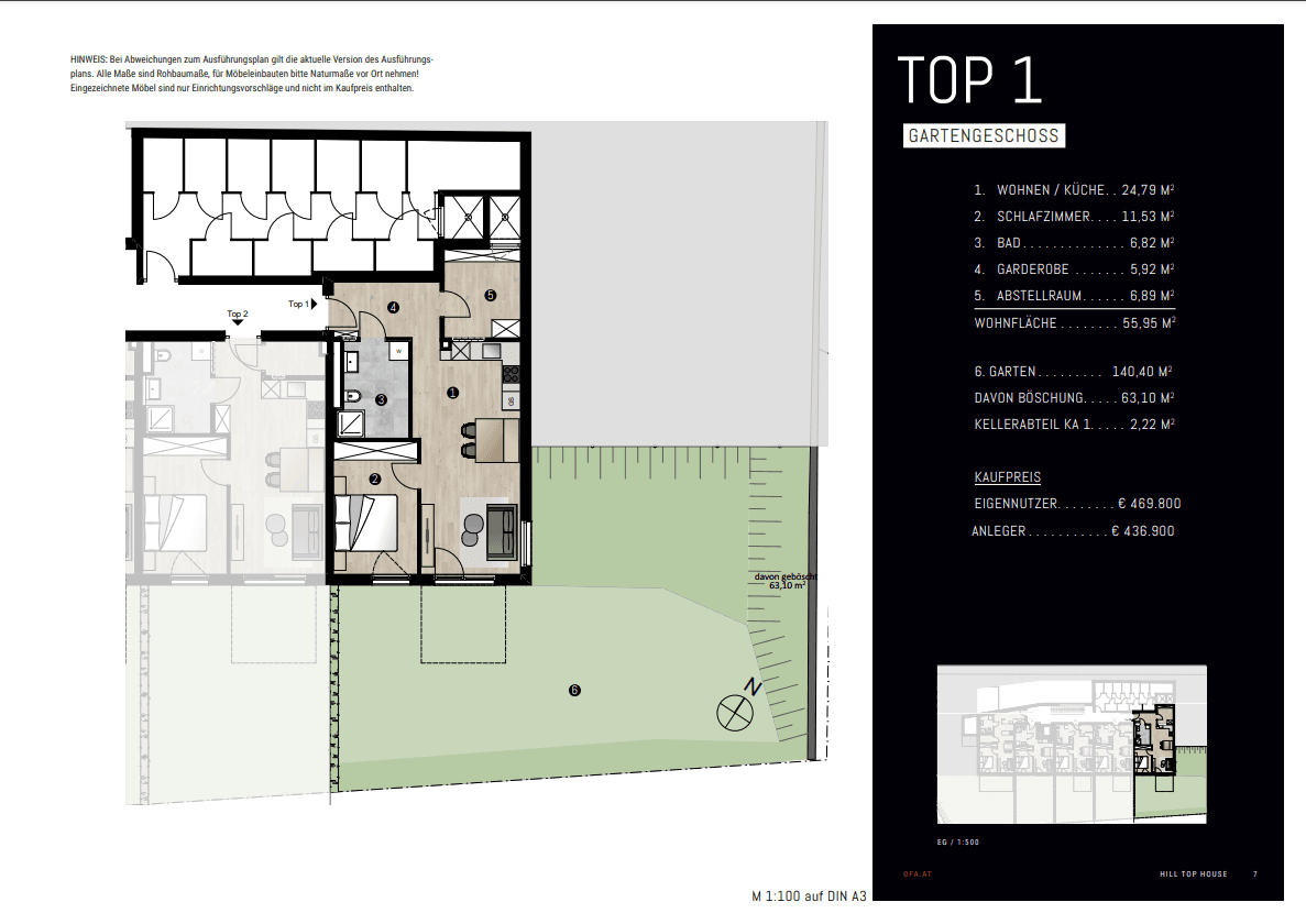 Grundriss Top 1