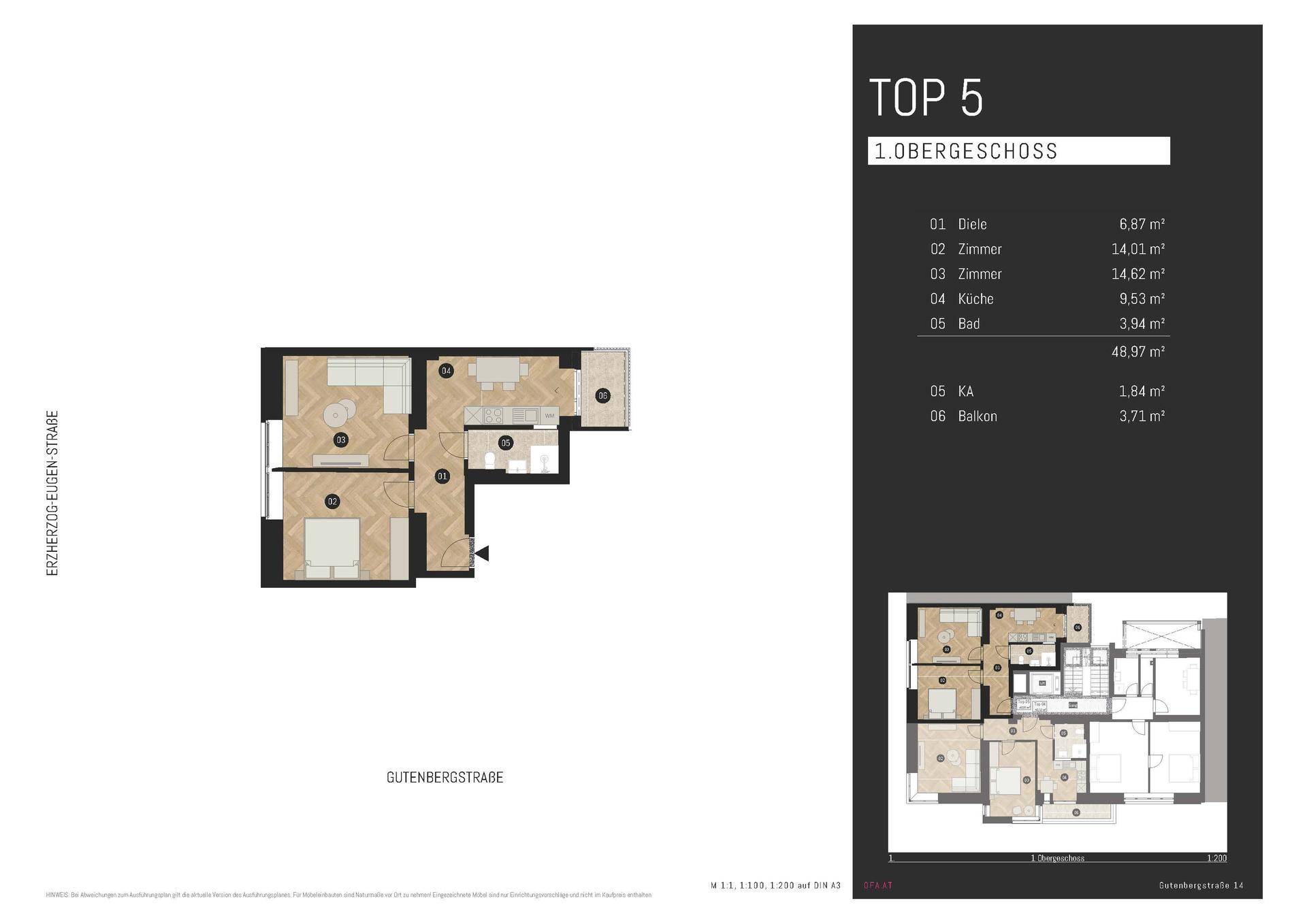 Grundriss Top 5 G