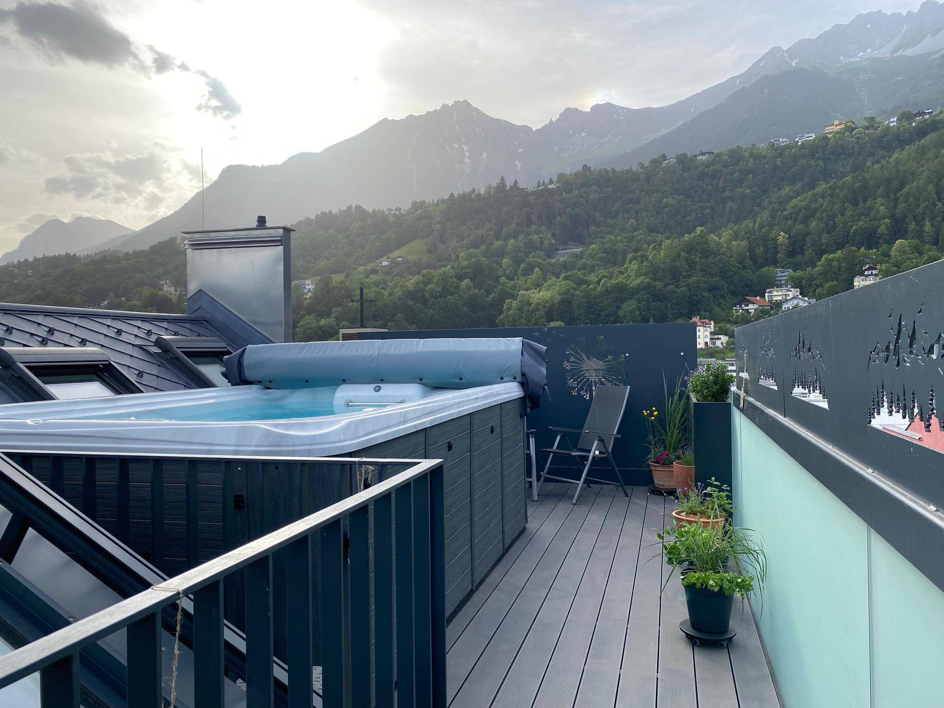 Whirlpool Dachterrasse