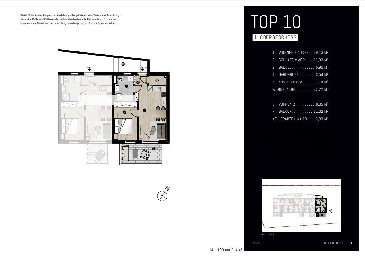 Grundriss Top 10