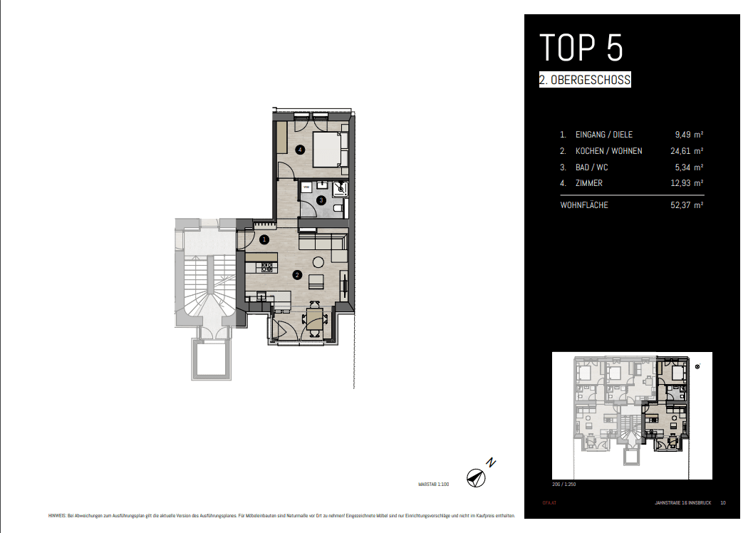 Grundriss Top 5