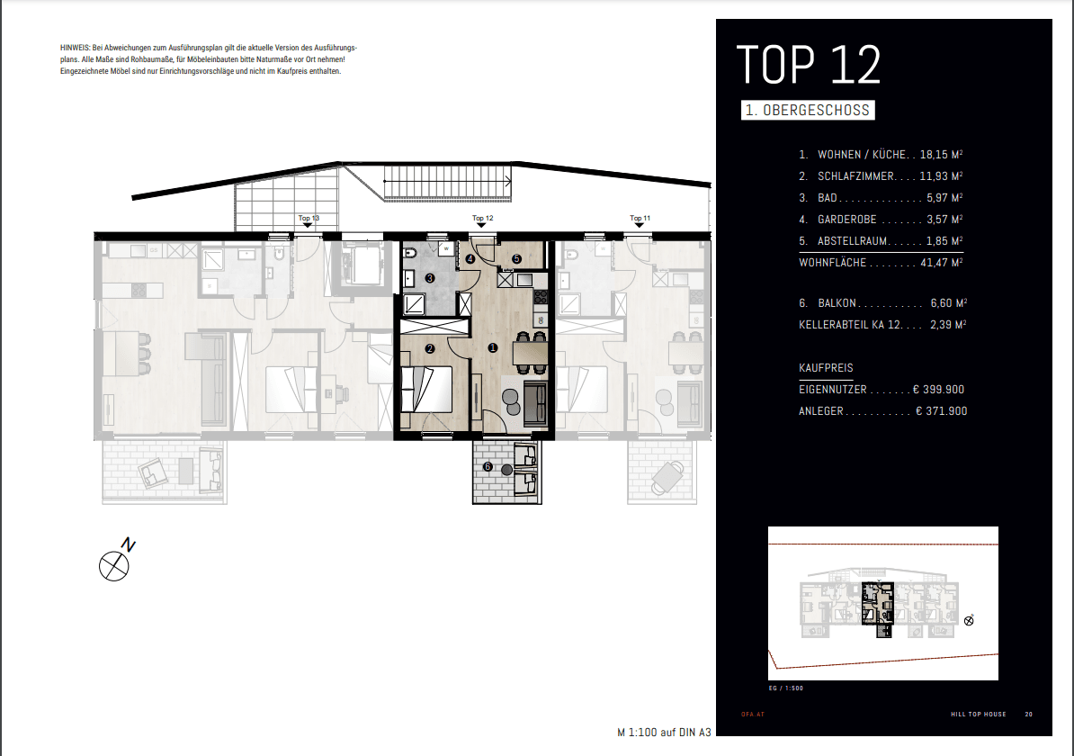 Grundriss Top 12