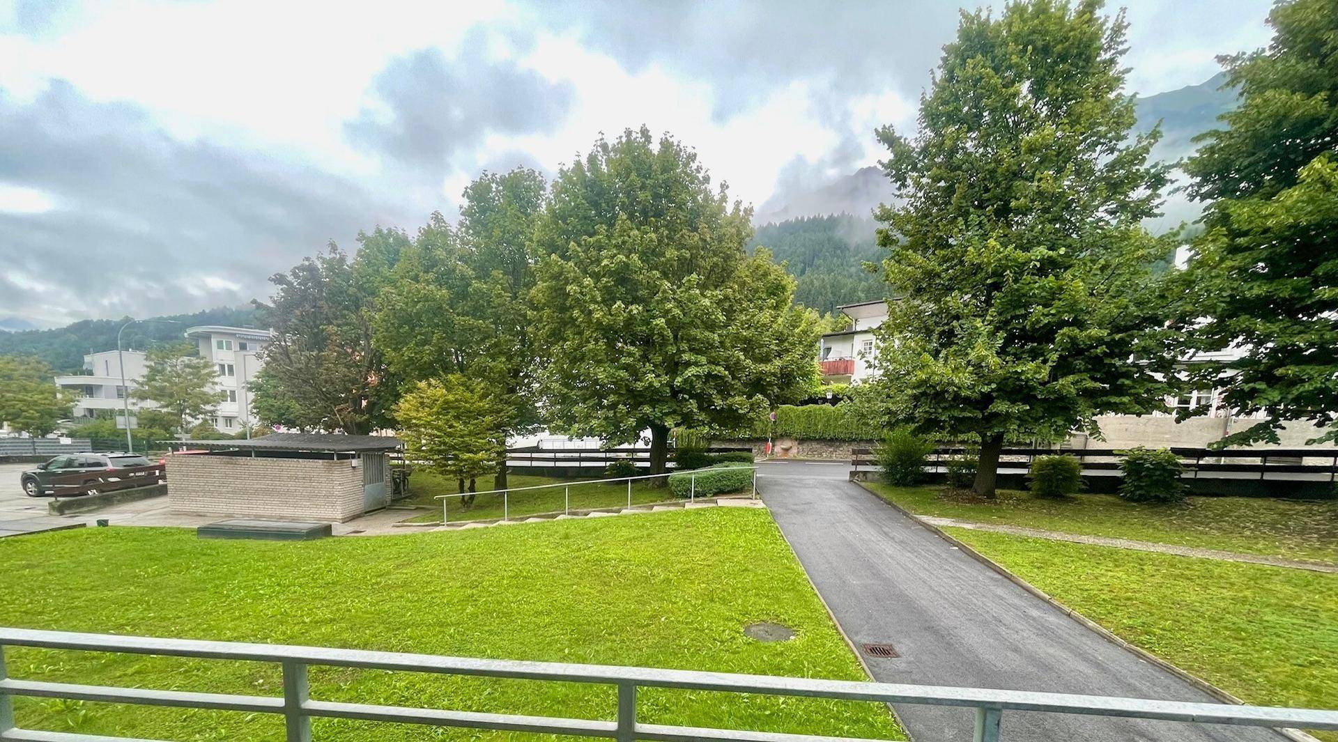 Ausblick Balkon
