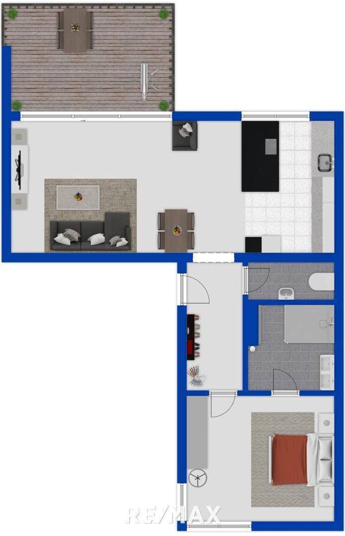 Grundriss als schematische Darstellung