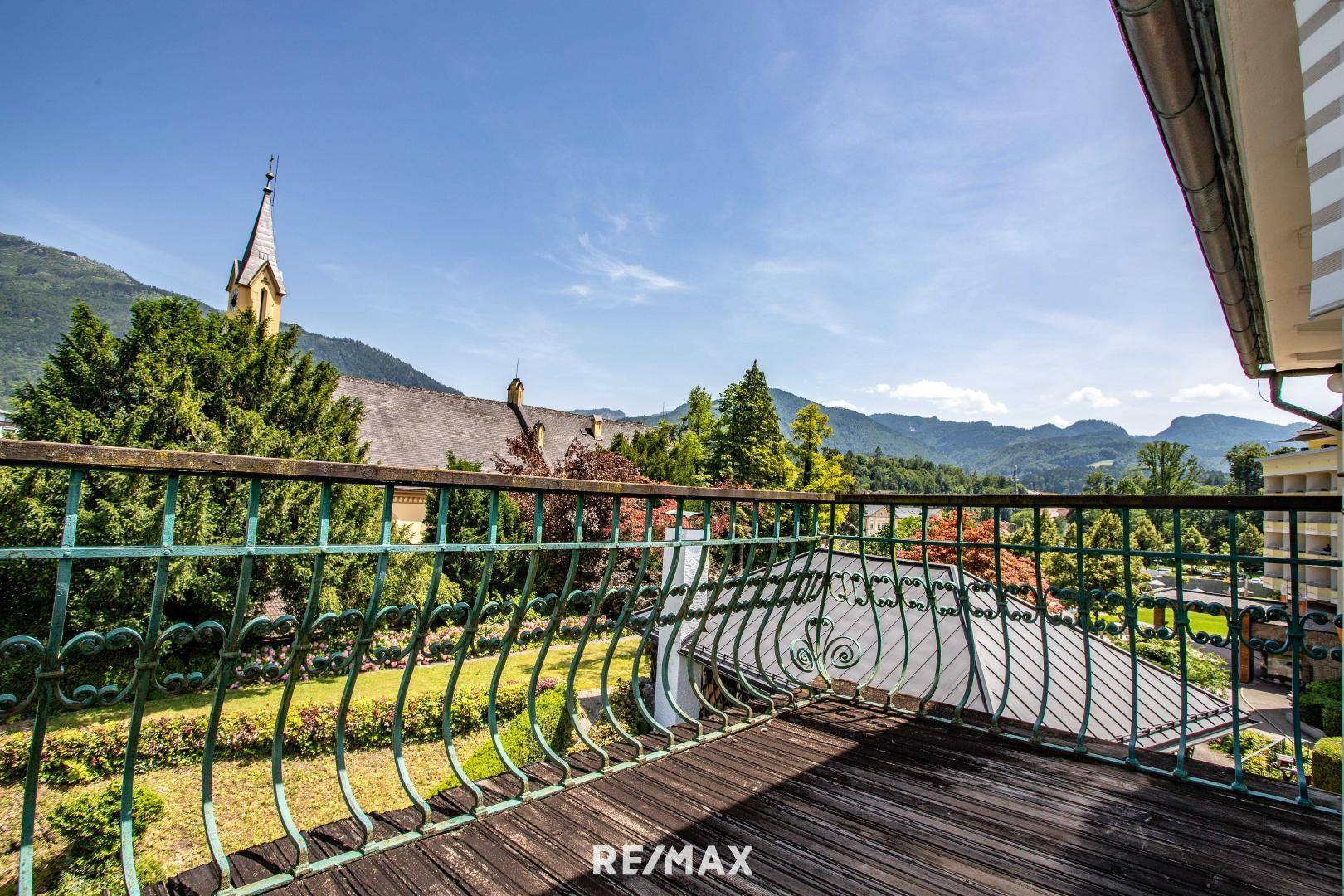 Balkon Richtung Kirche (Osten)