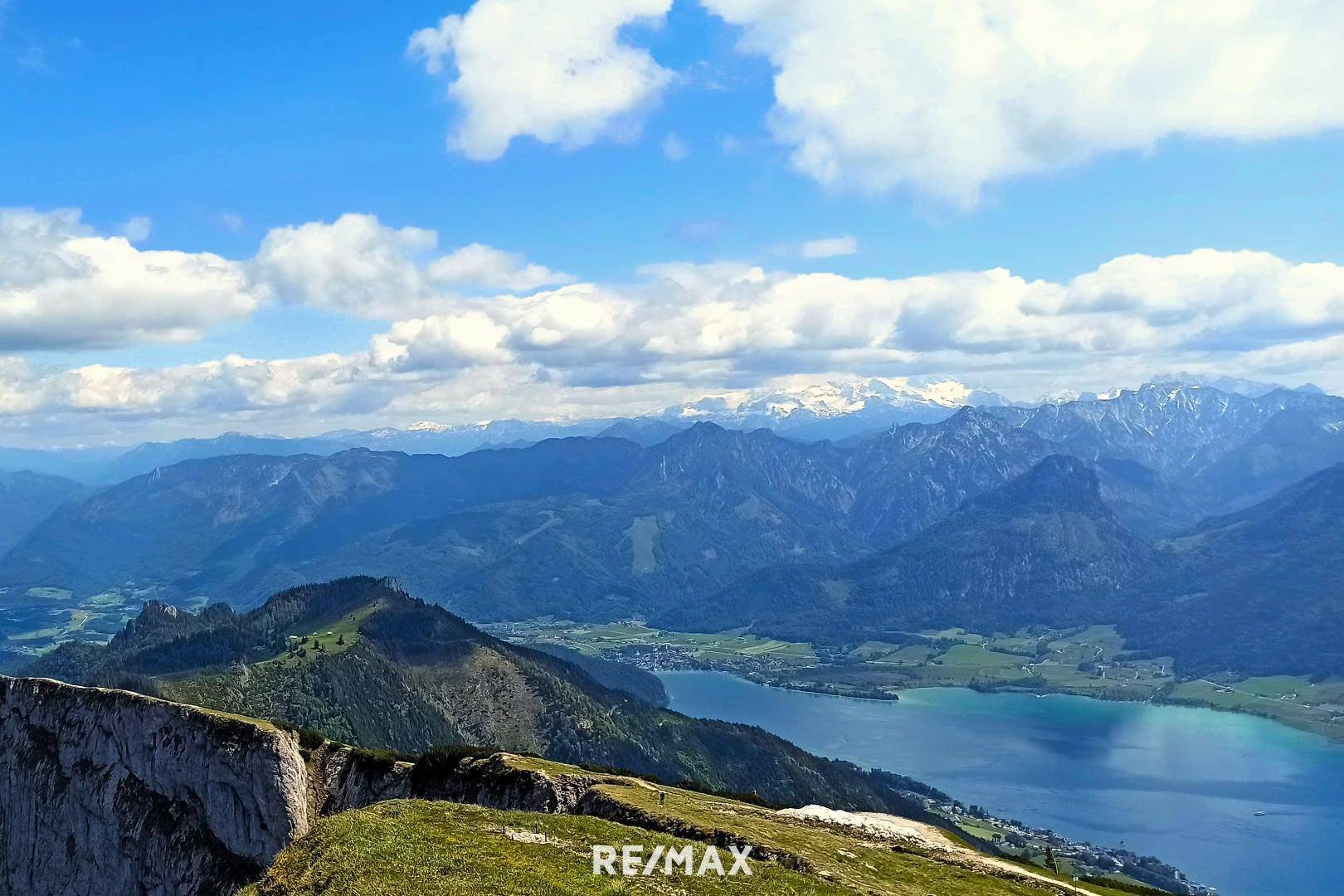 Ausblick vom Schafberg (Wolfgangsee und Strobl)