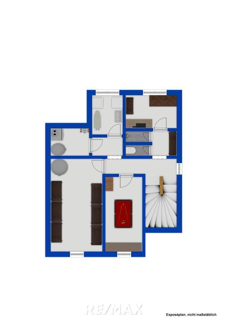 Grundriss als schematische Darstellung