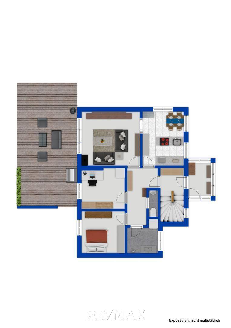 Grundriss als schematische Darstellung