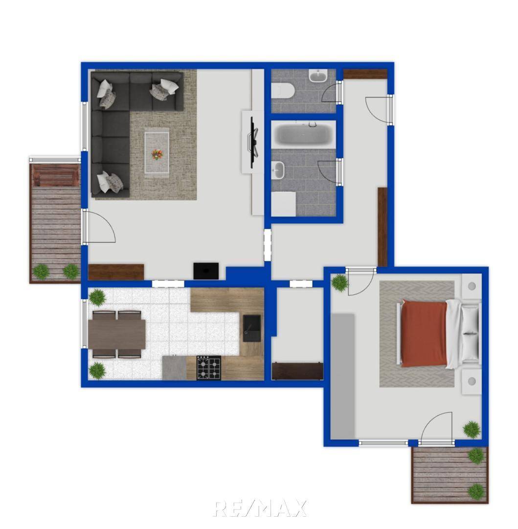 Grundriss als schematische Darstellung