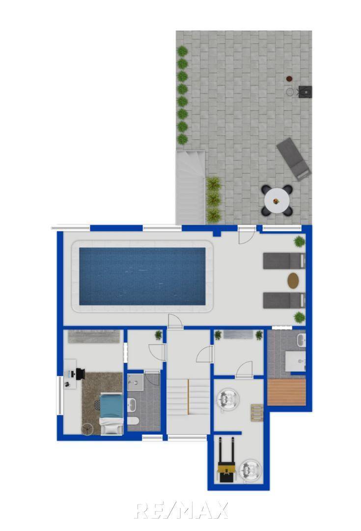 Grundriss als schematische Darstellung KG_2