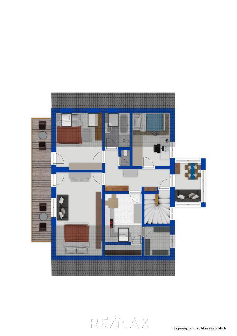 Grundriss als schematische Darstellung