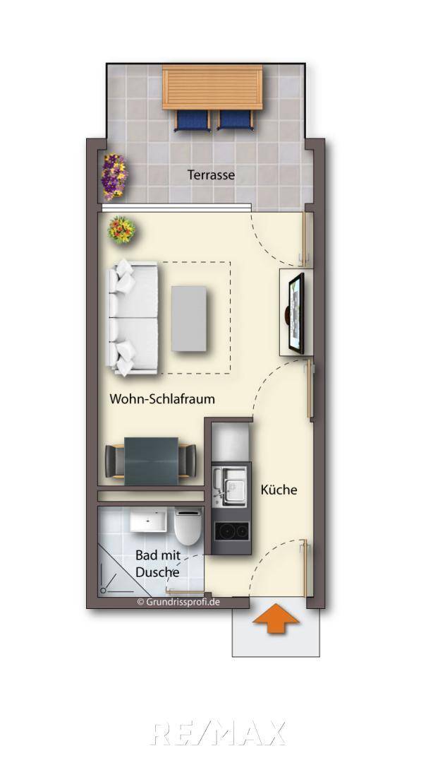 Grundriss als schematische Darstellung