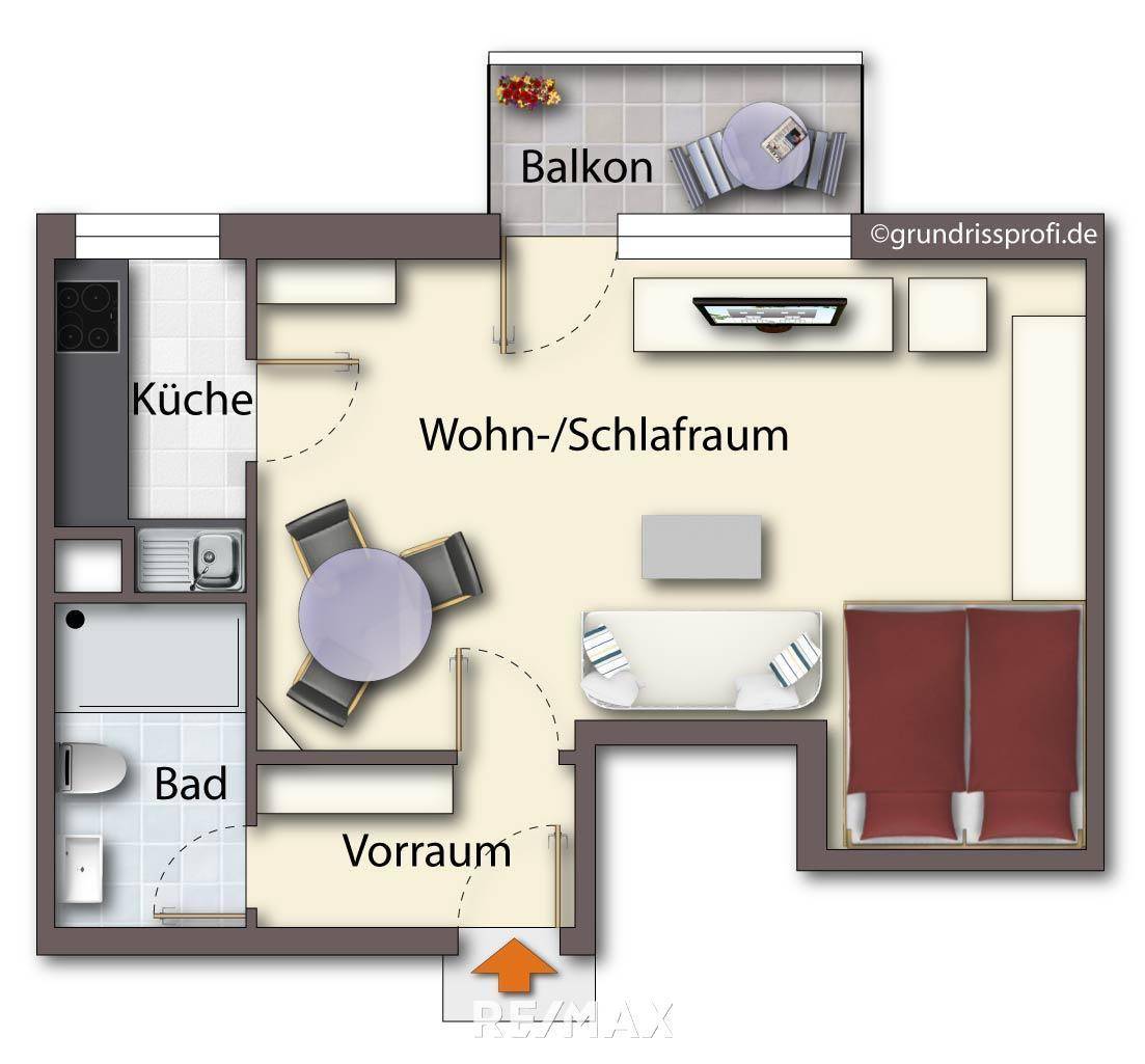 Grundriss als schematische Darstellung (1)